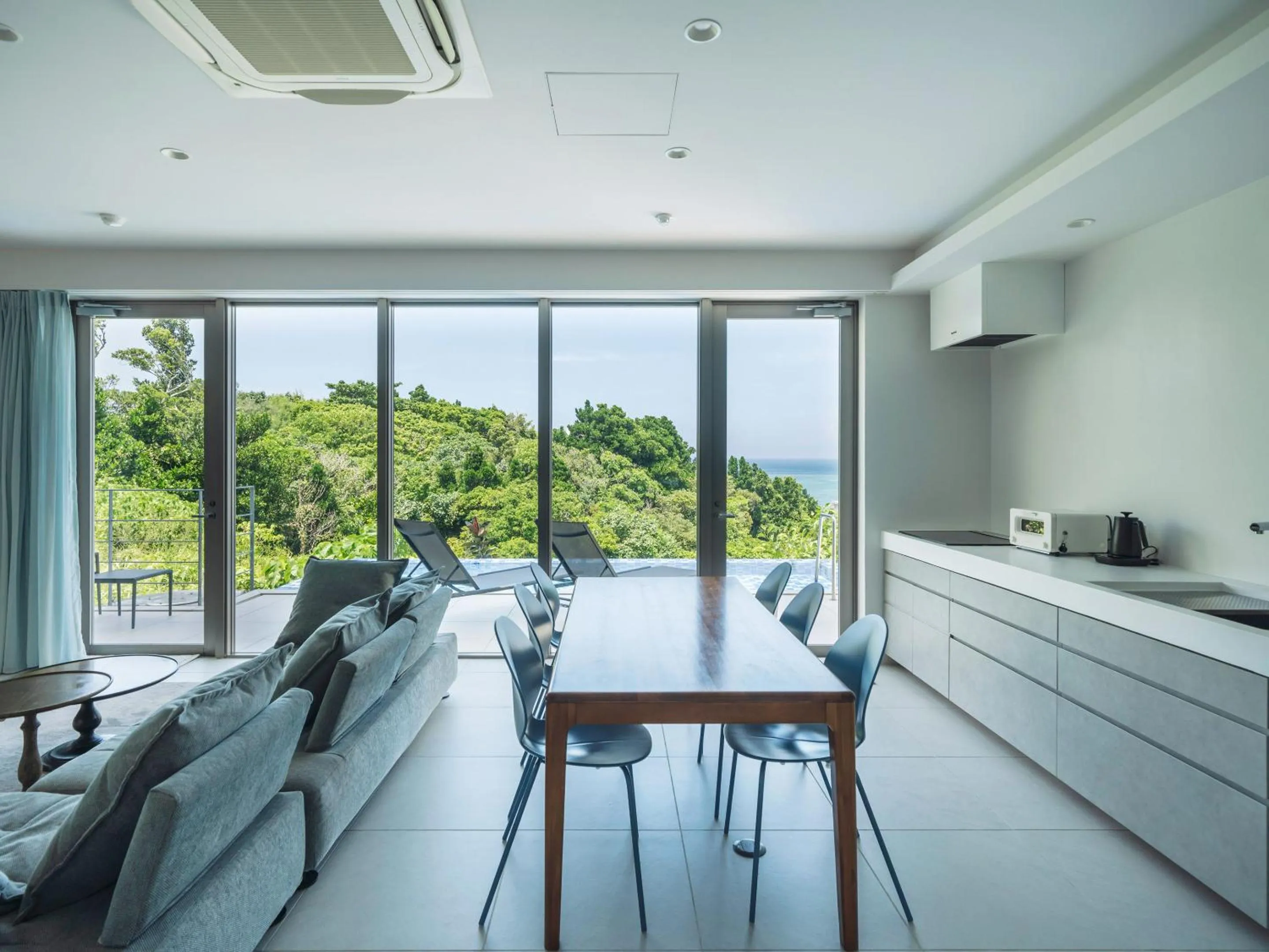 Living room in Blue Rela Luxe Resort Okinawa