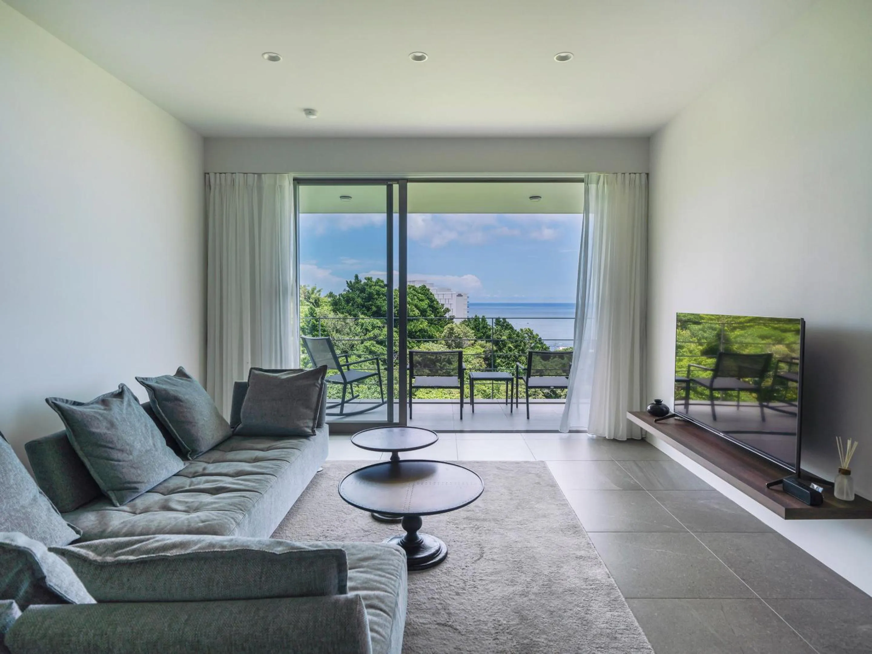 Living room in Blue Rela Luxe Resort Okinawa