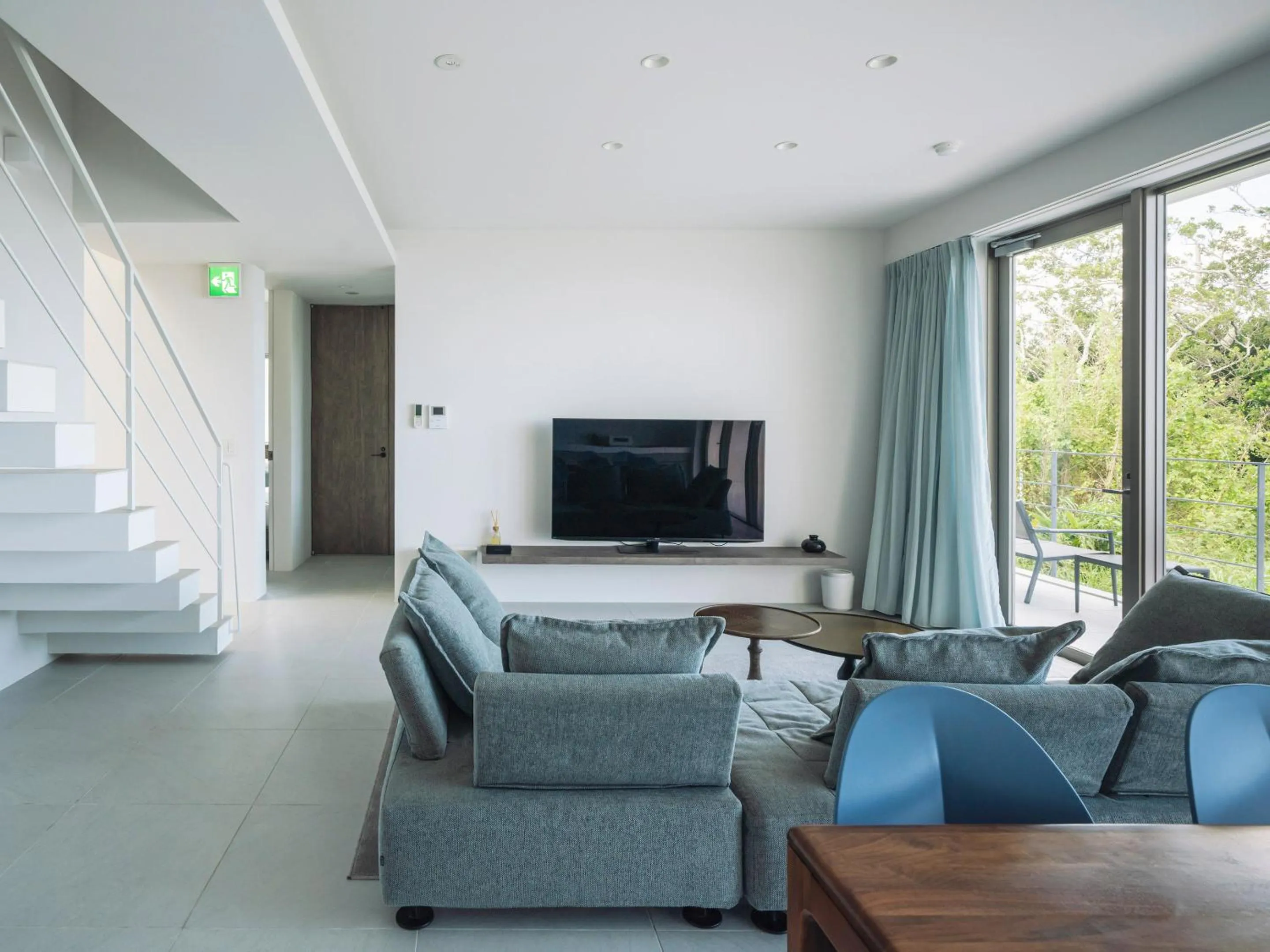 Living room in Blue Rela Luxe Resort Okinawa