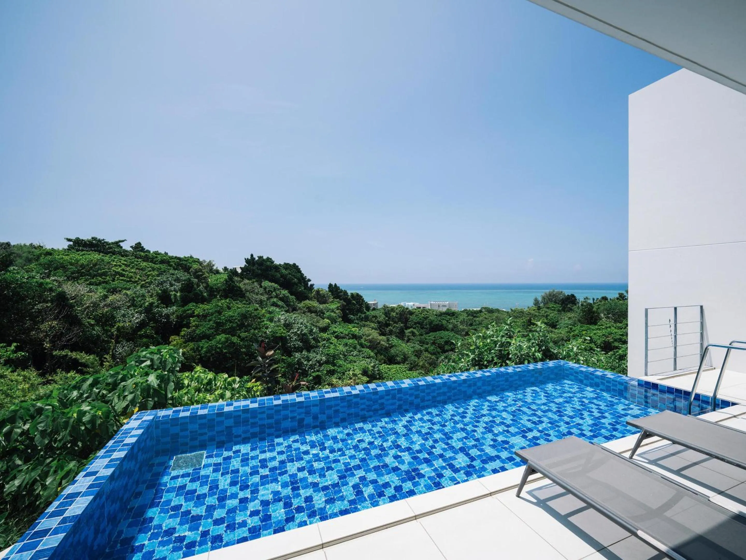 Pool view in Blue Rela Luxe Resort Okinawa