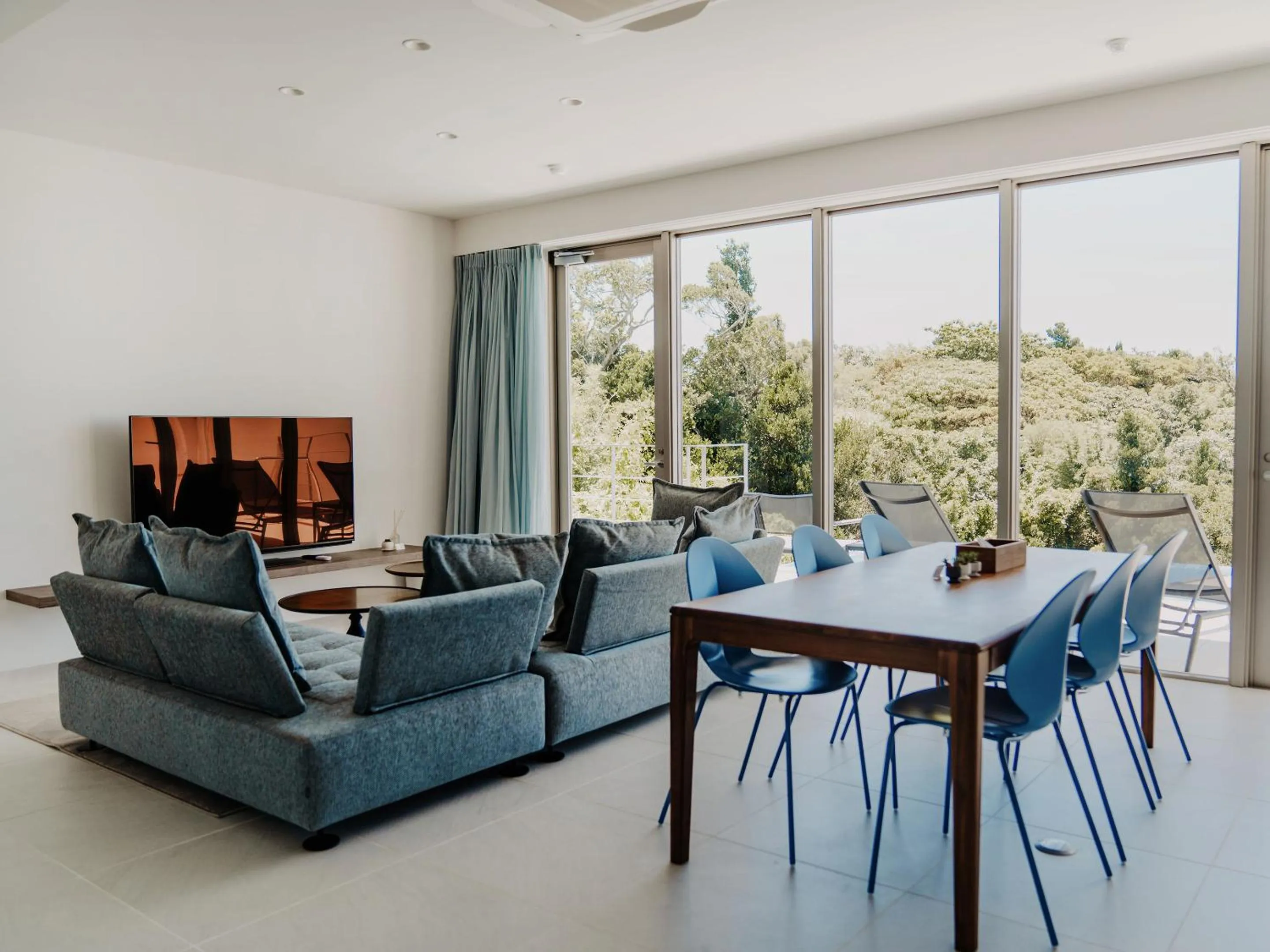 Living room in Blue Rela Luxe Resort Okinawa