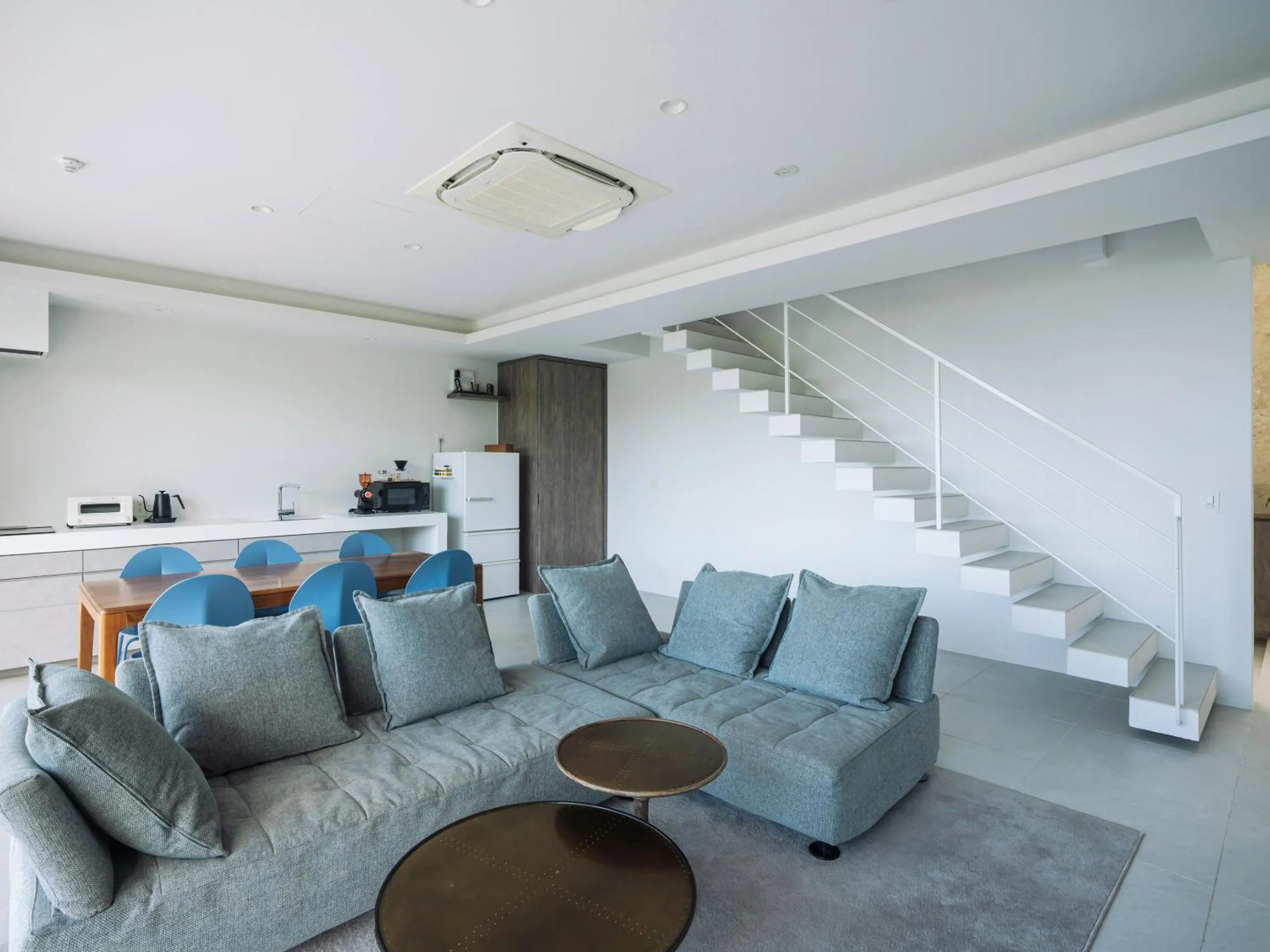 Living room in Blue Rela Luxe Resort Okinawa