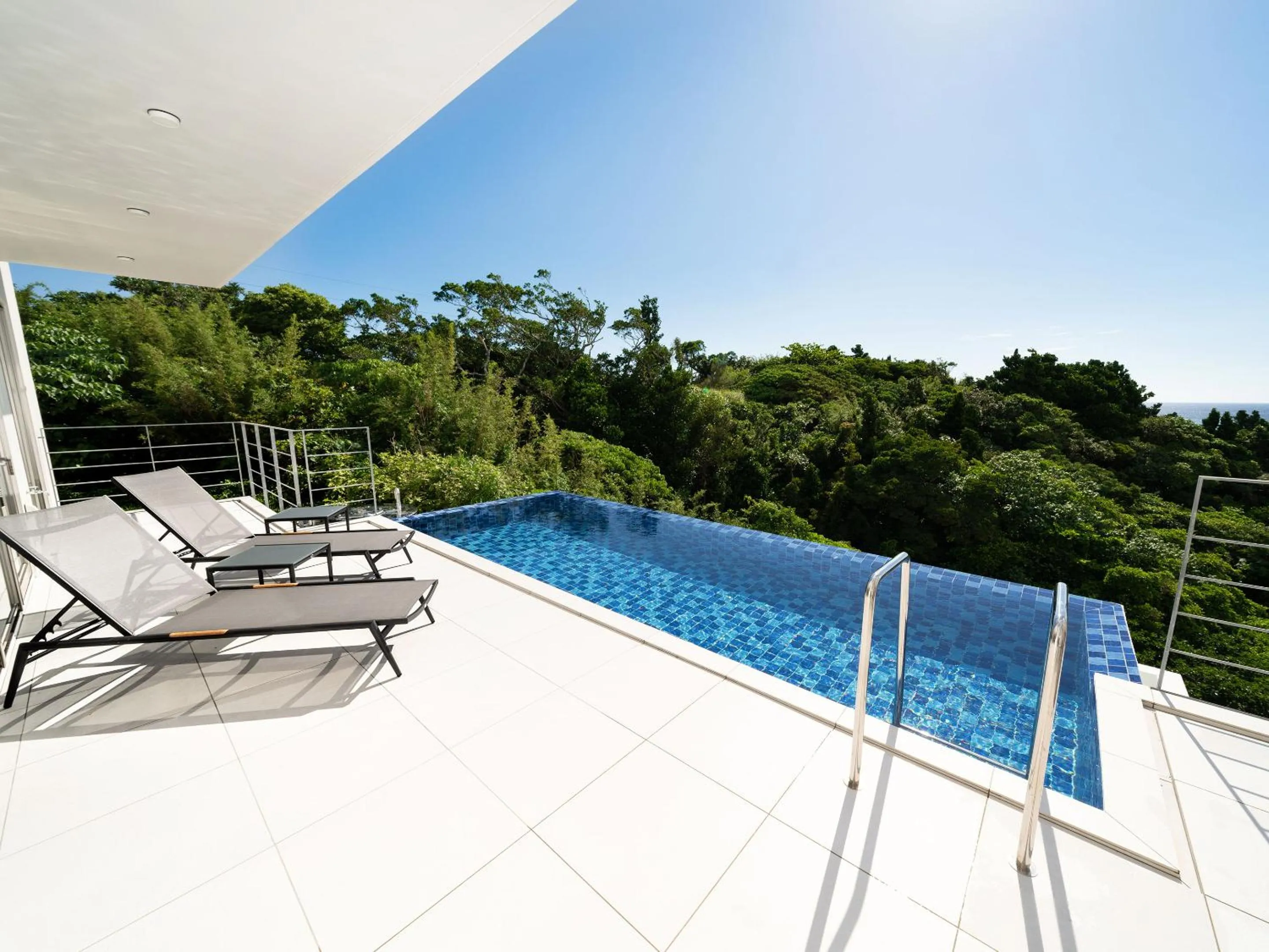 Pool view in Blue Rela Luxe Resort Okinawa