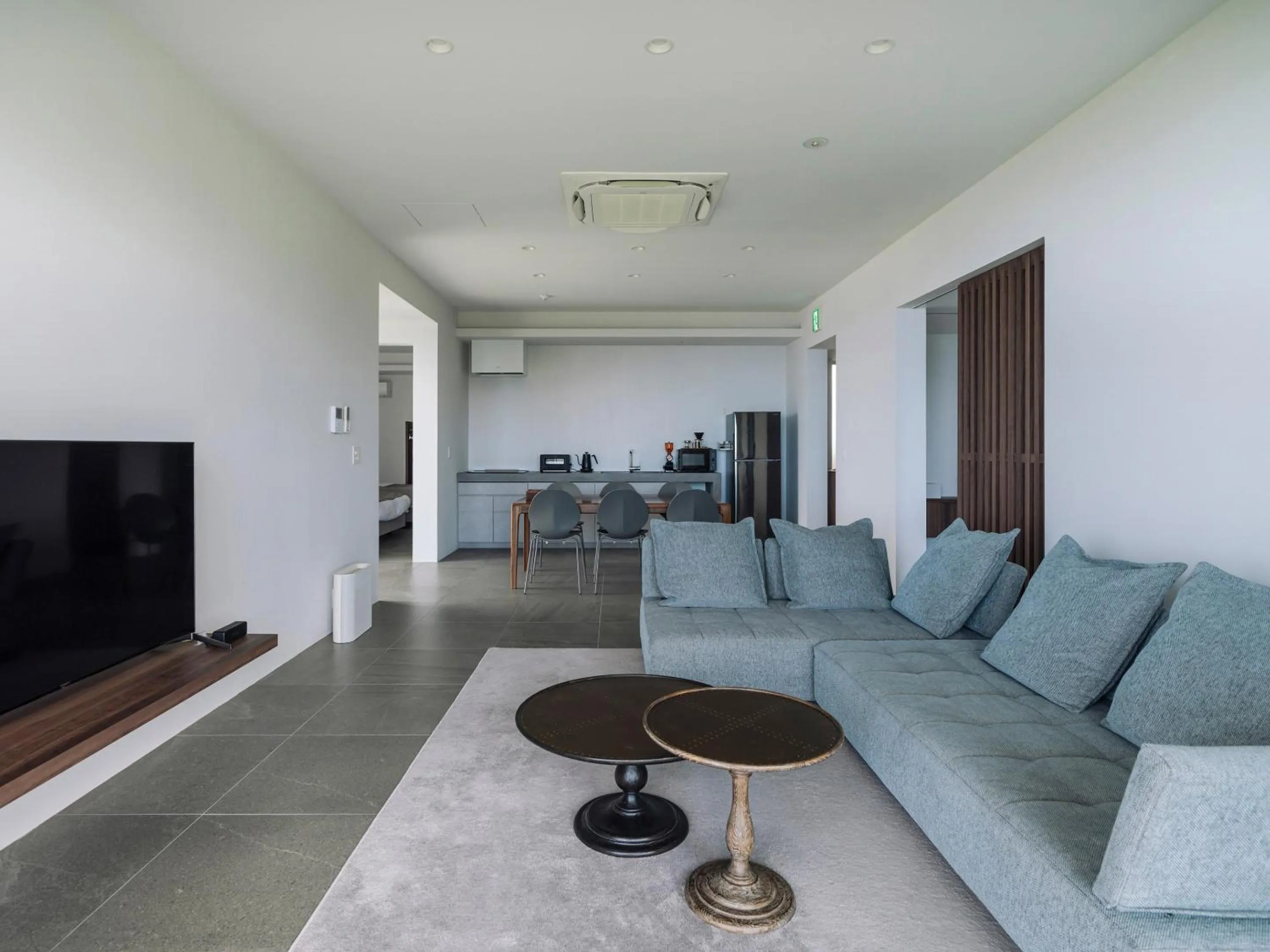 Living room in Blue Rela Luxe Resort Okinawa