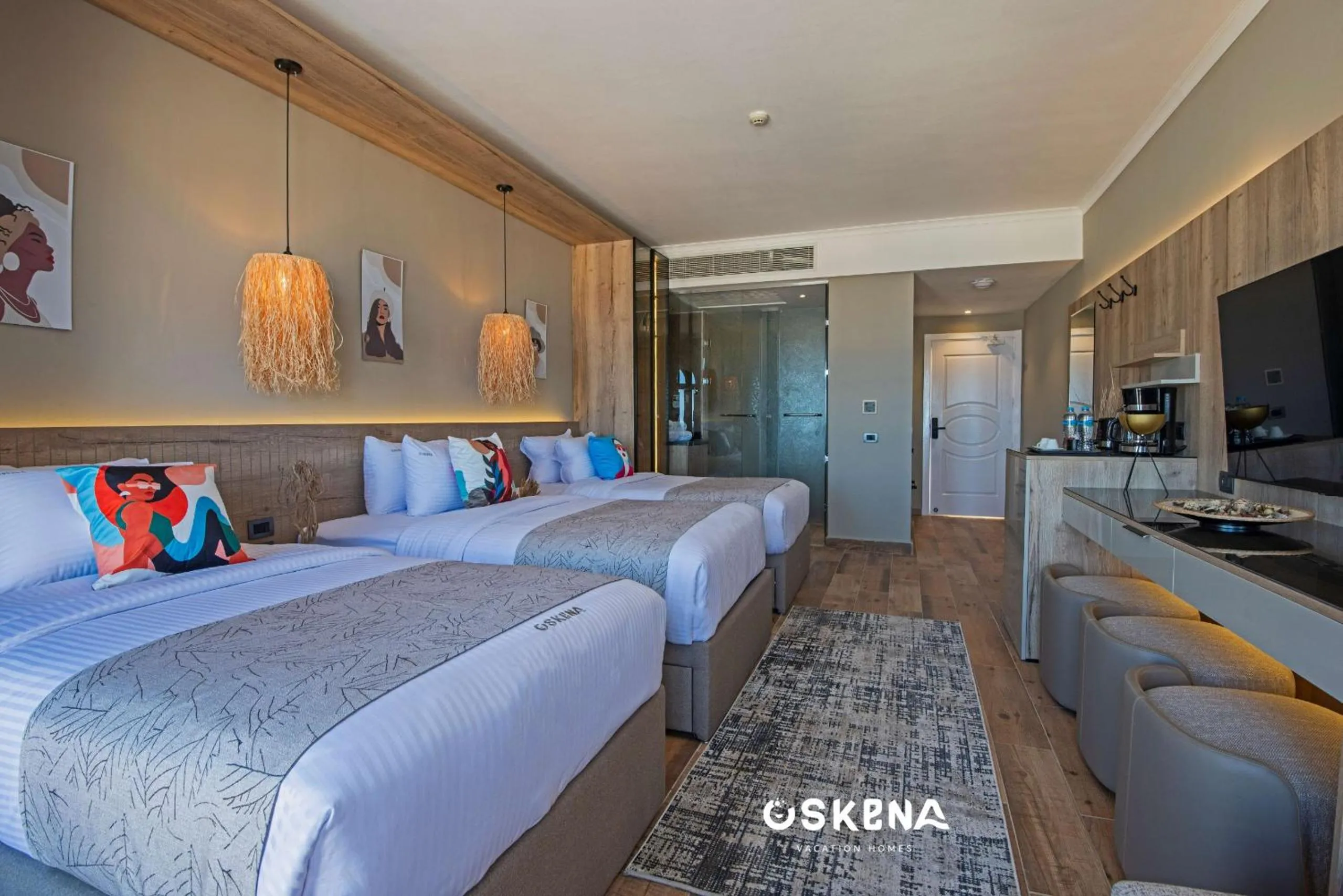 Photo of the whole room, Bed in OSKENA Azzurra Sahl Hasheesh Hurghada
