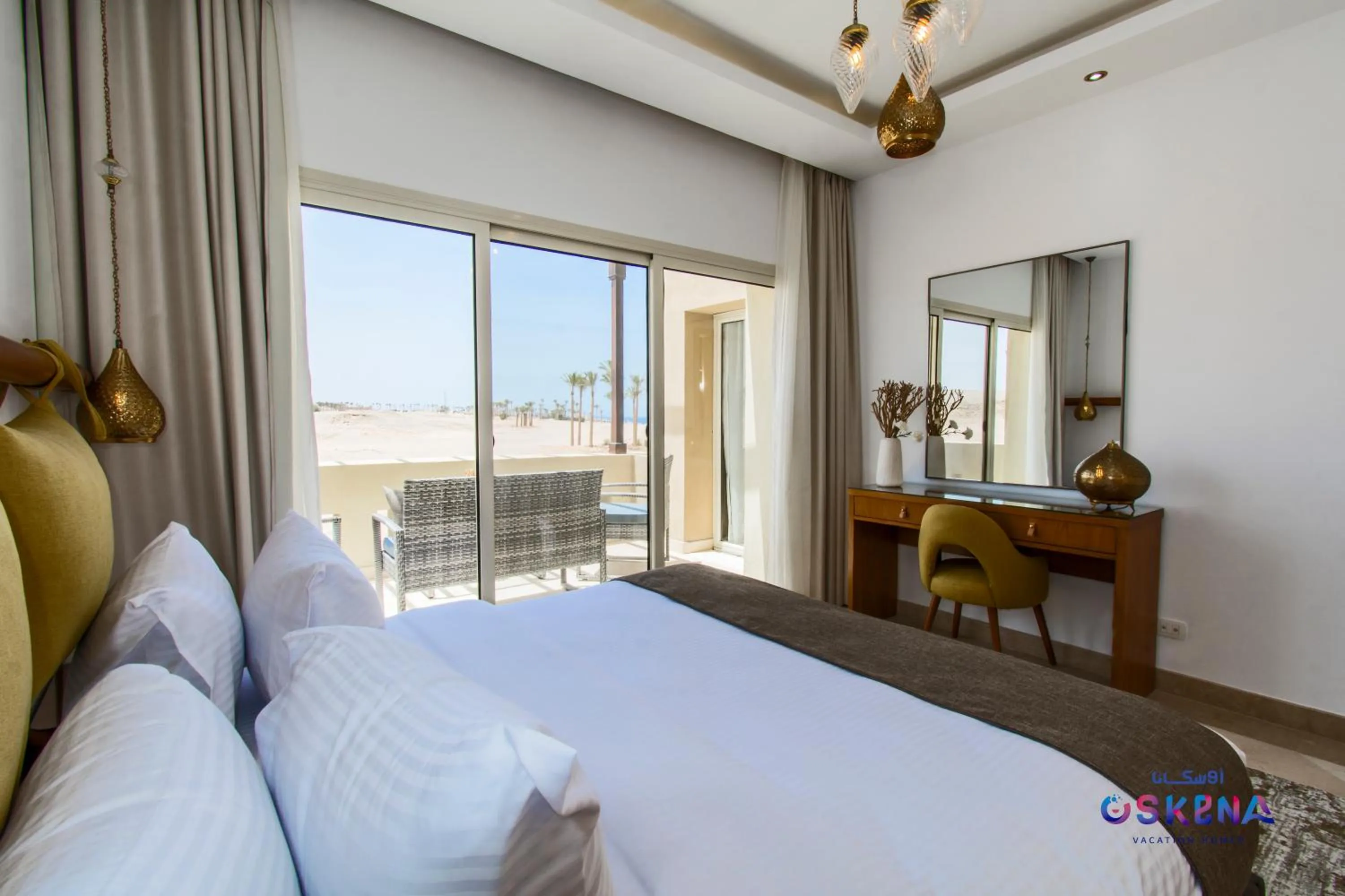 Bed in OSKENA Azzurra Sahl Hasheesh Hurghada