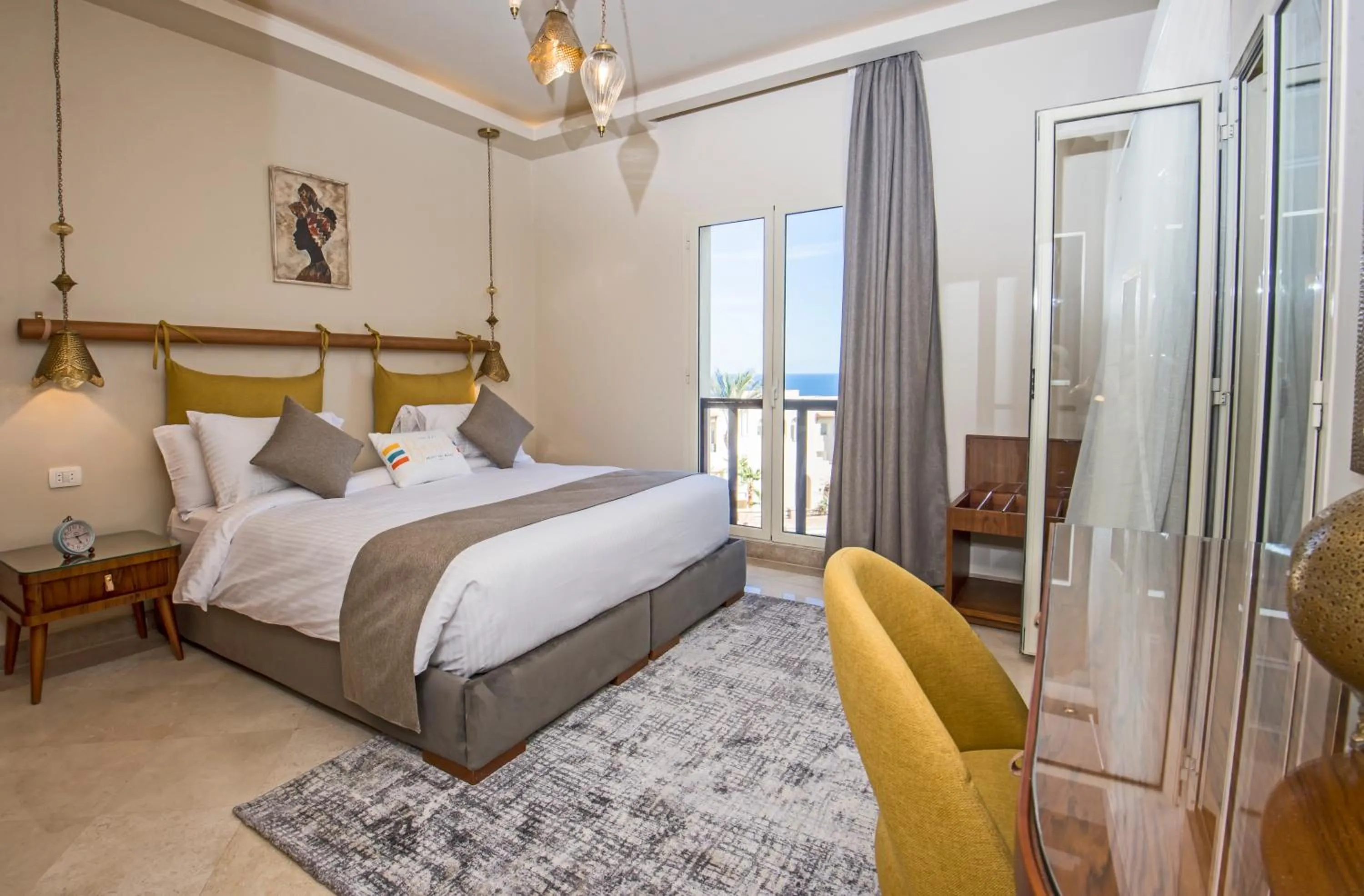 Bed in OSKENA Azzurra Sahl Hasheesh Hurghada