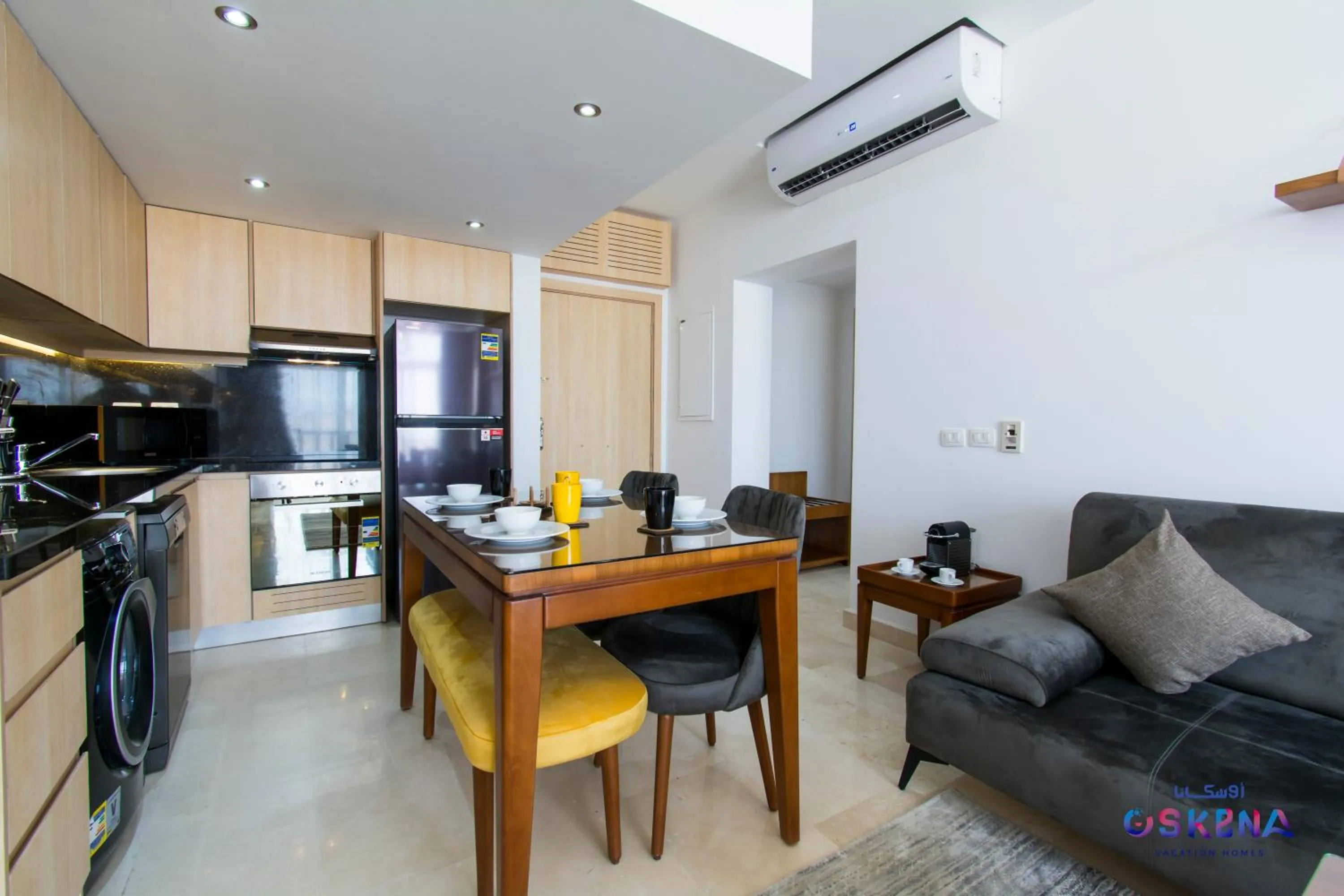 Kitchen or kitchenette in OSKENA Azzurra Sahl Hasheesh Hurghada