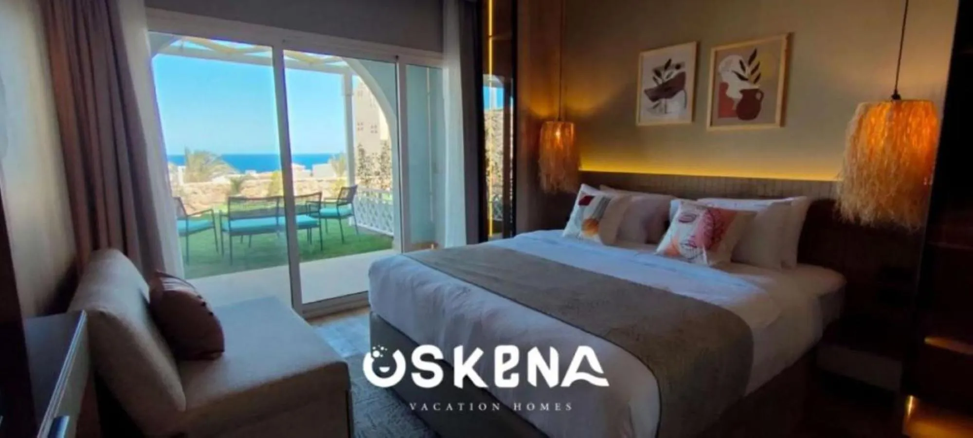 Photo of the whole room, Bed in OSKENA Azzurra Sahl Hasheesh Hurghada