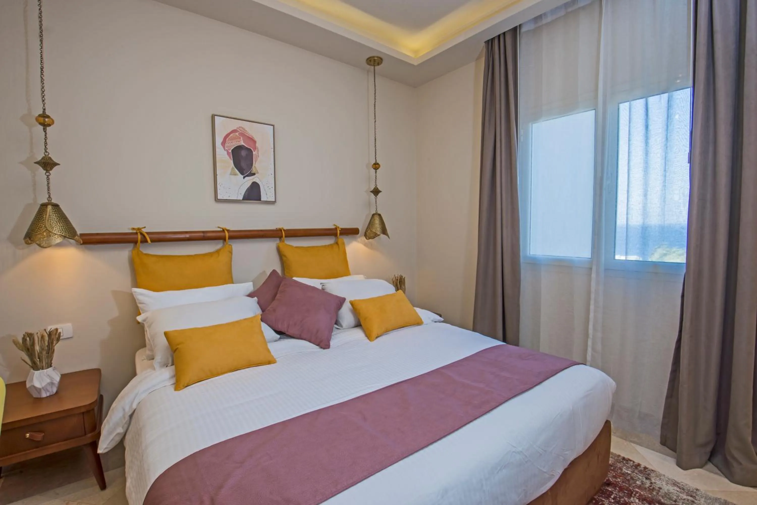 Bed in OSKENA Azzurra Sahl Hasheesh Hurghada