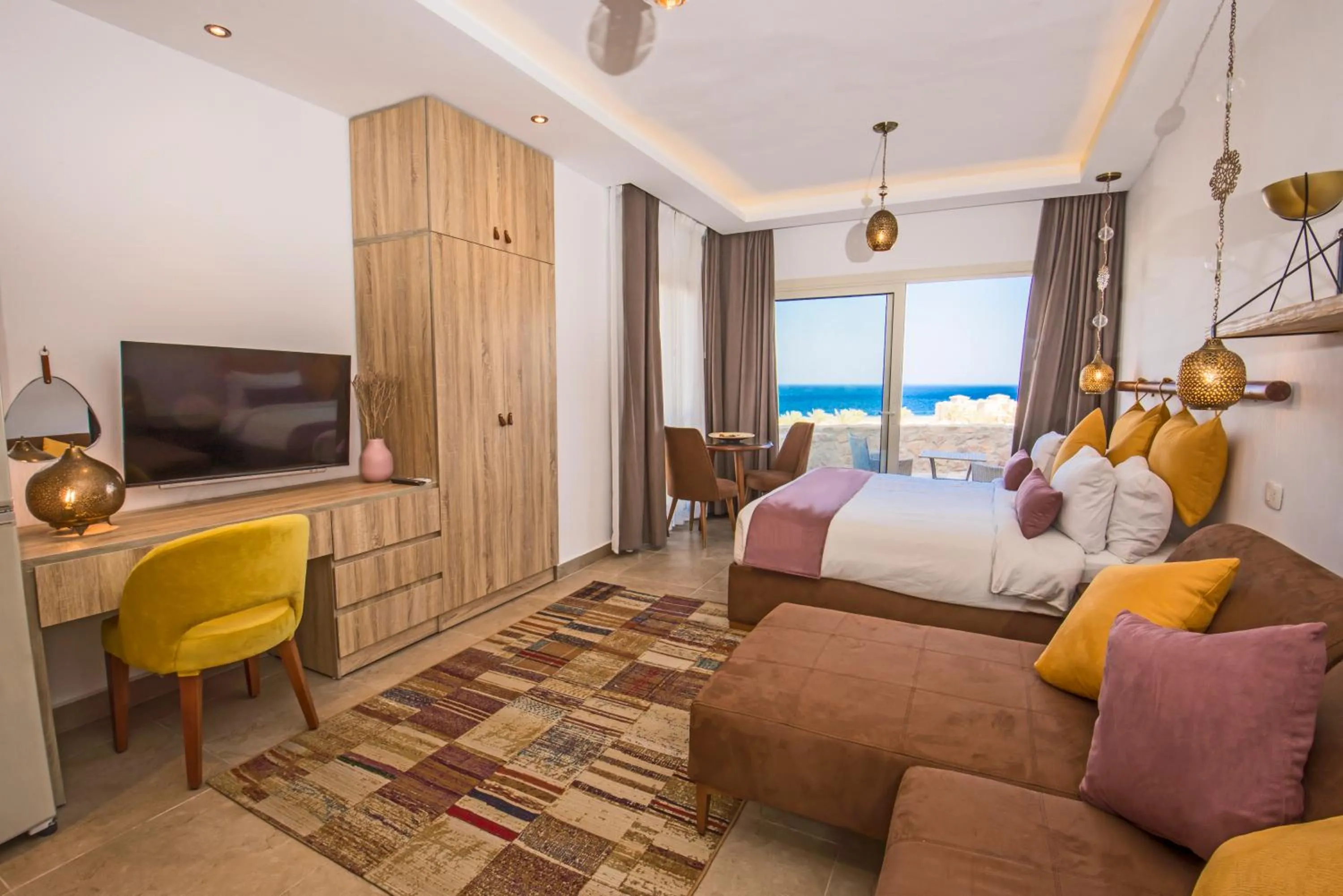 Photo of the whole room, Bed in OSKENA Azzurra Sahl Hasheesh Hurghada