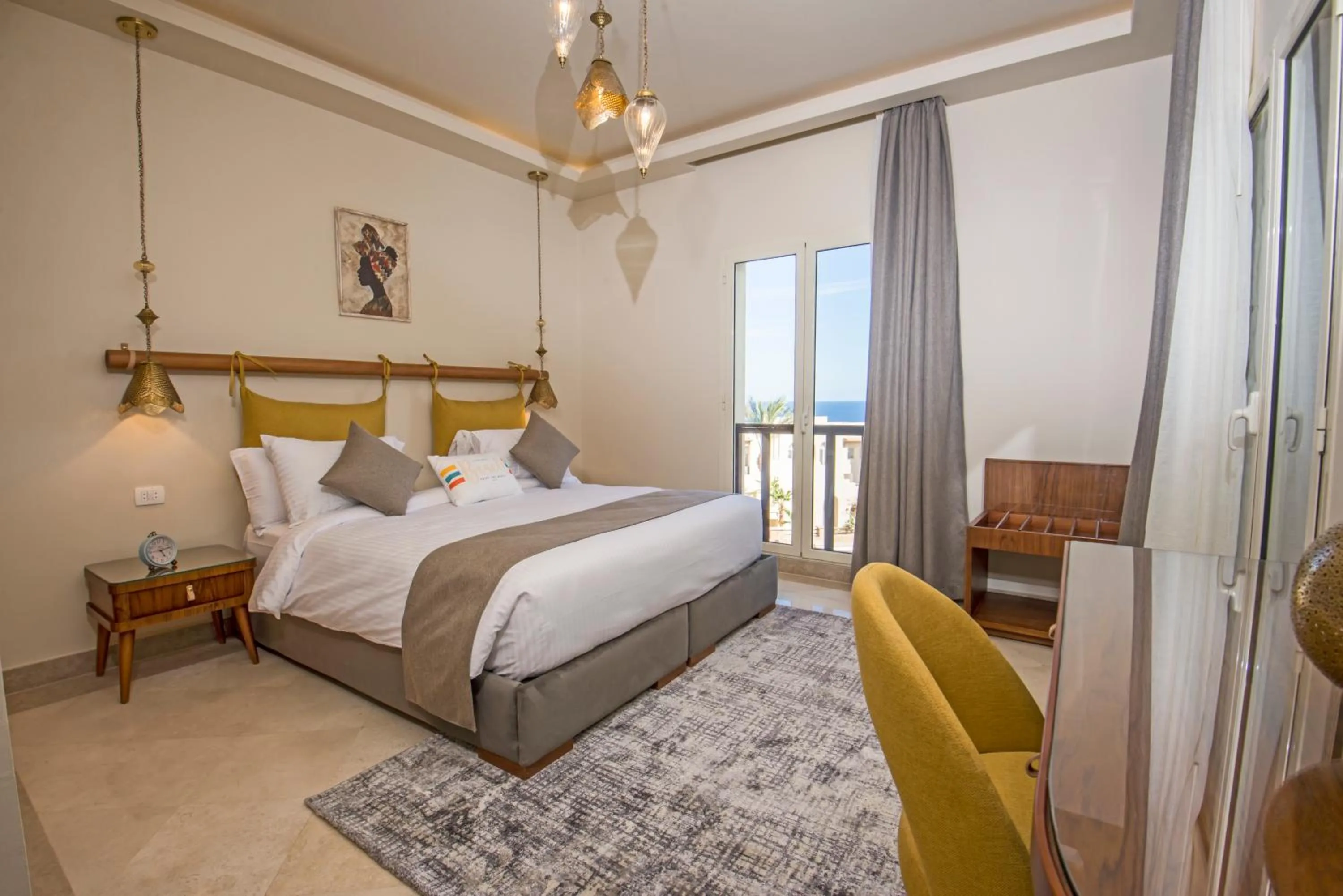 Bed in OSKENA Azzurra Sahl Hasheesh Hurghada