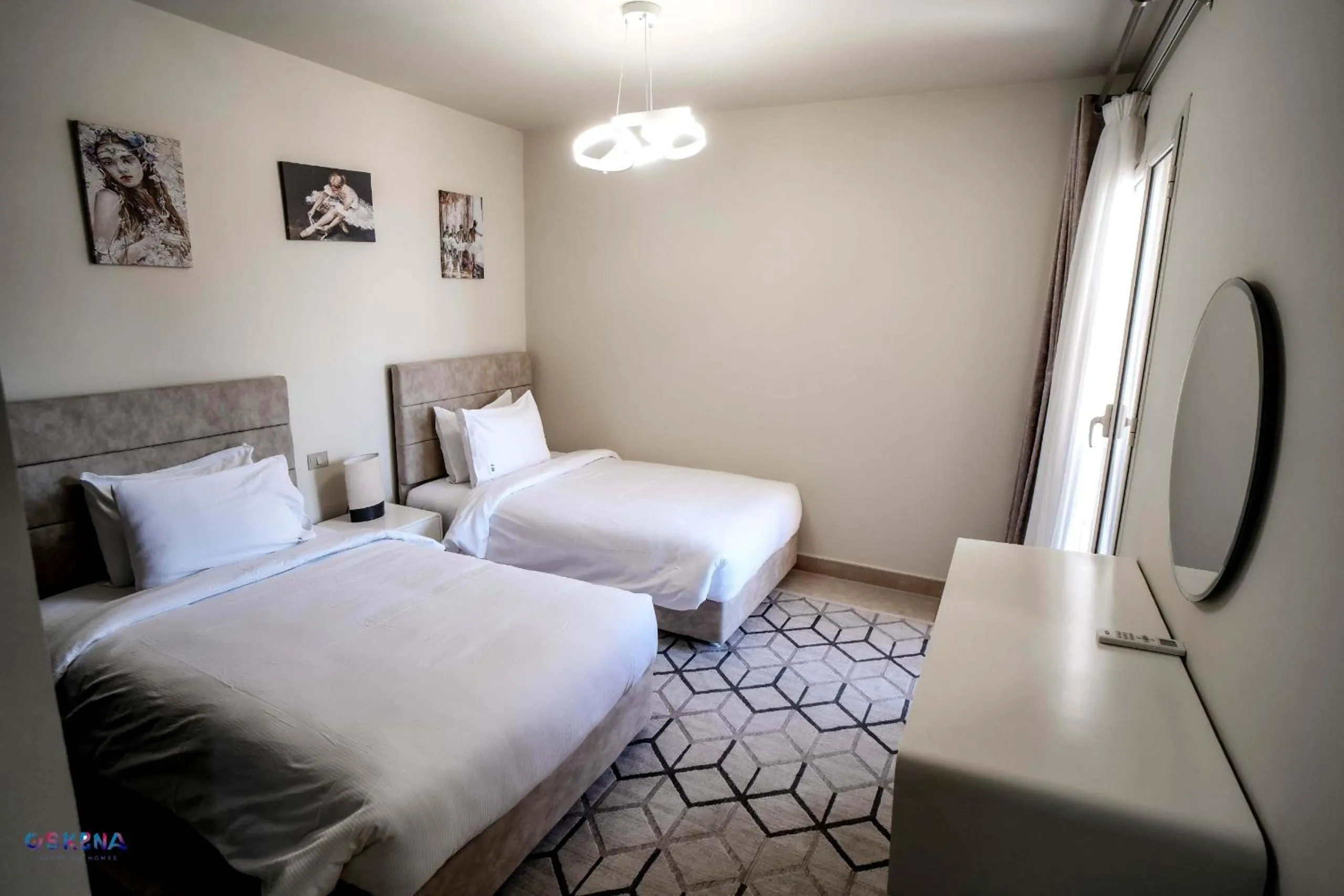 Bedroom, Bed in OSKENA Azzurra Sahl Hasheesh Hurghada