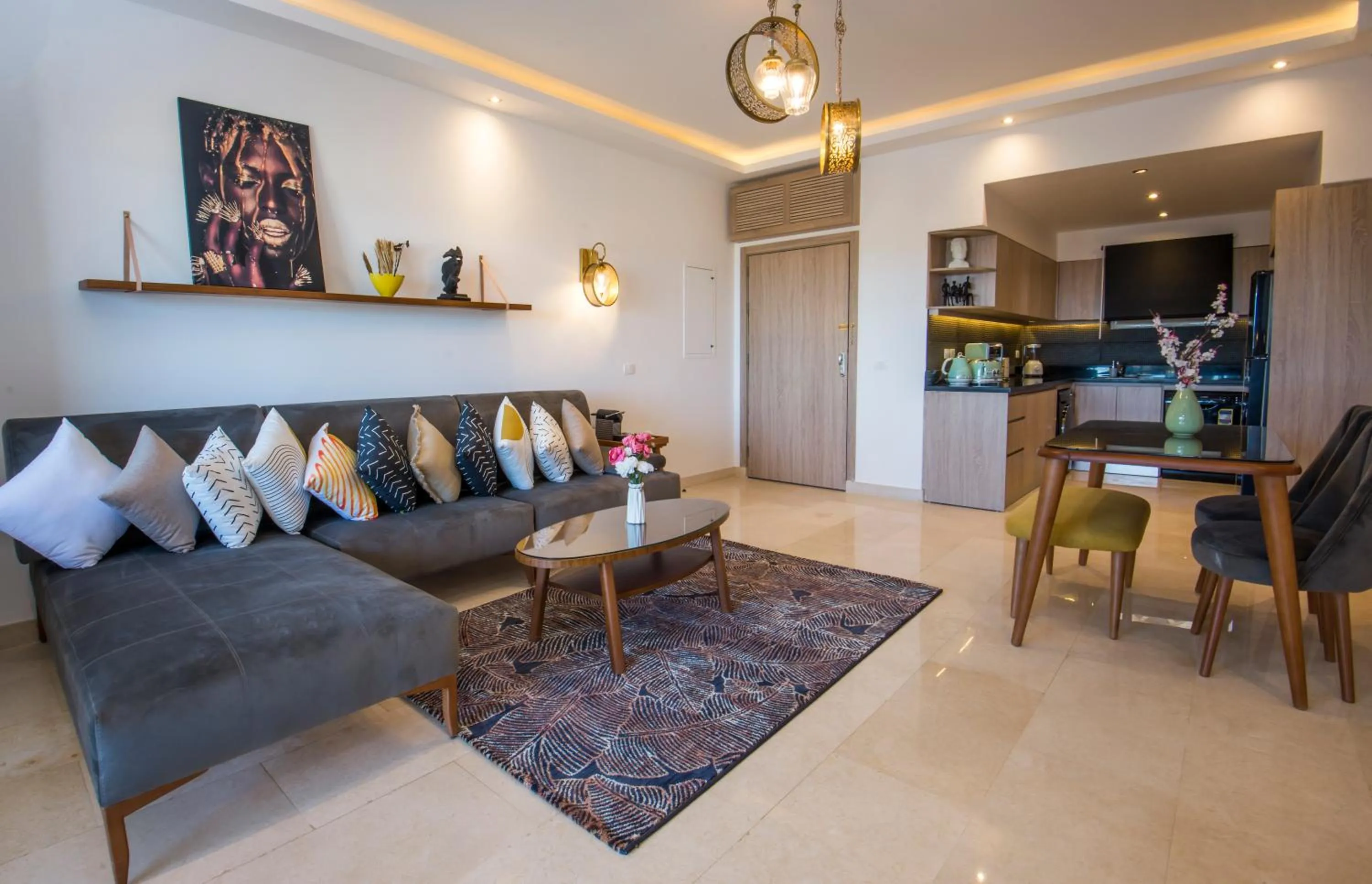 Seating area in OSKENA Azzurra Sahl Hasheesh Hurghada