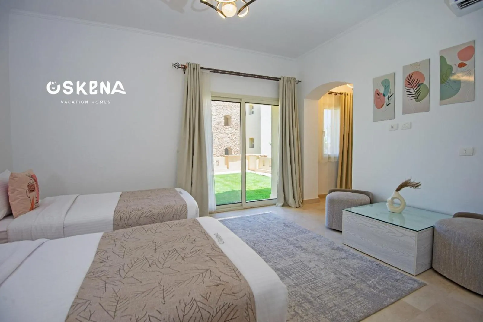 Photo of the whole room, Bed in OSKENA Azzurra Sahl Hasheesh Hurghada