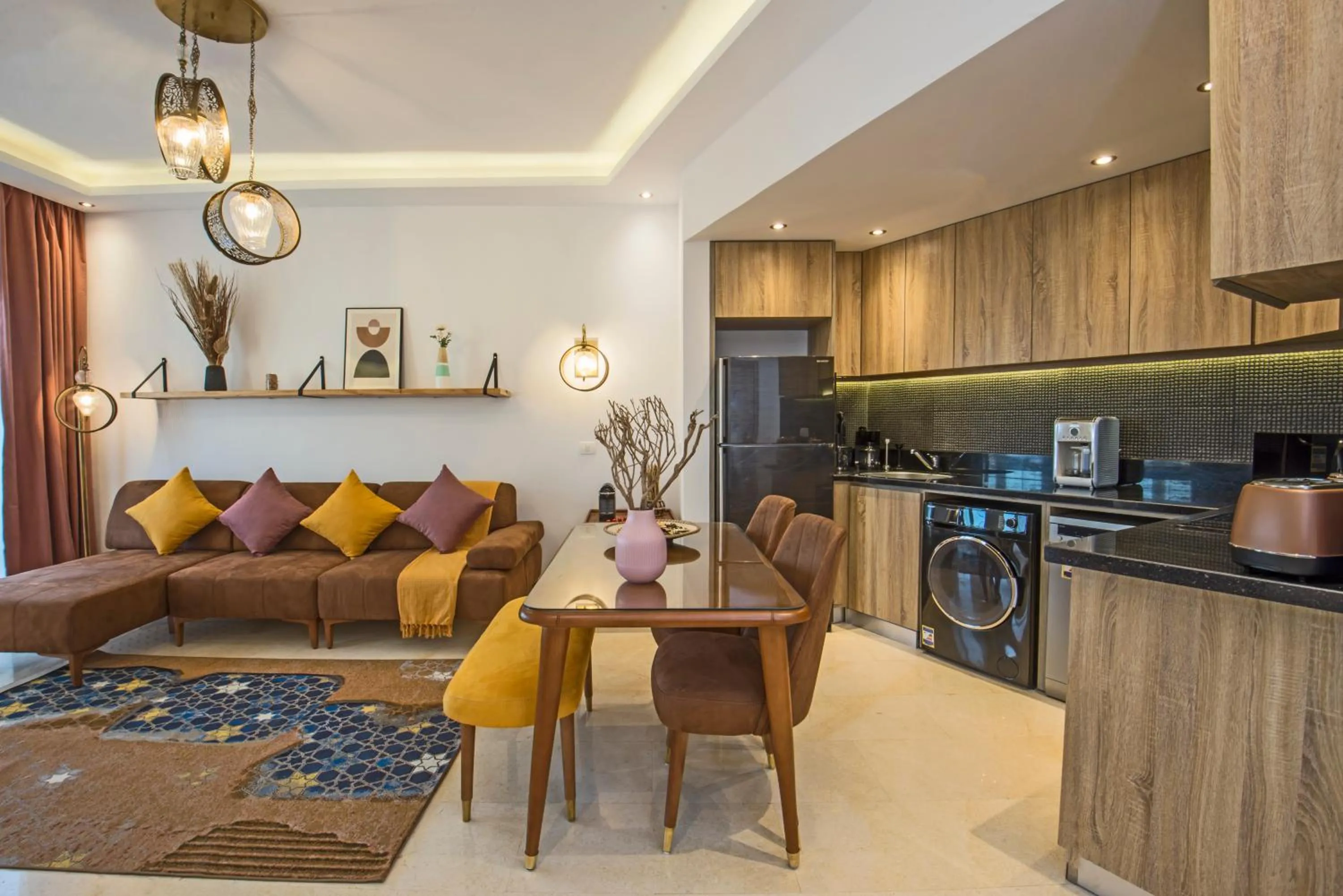 Kitchen or kitchenette in OSKENA Azzurra Sahl Hasheesh Hurghada