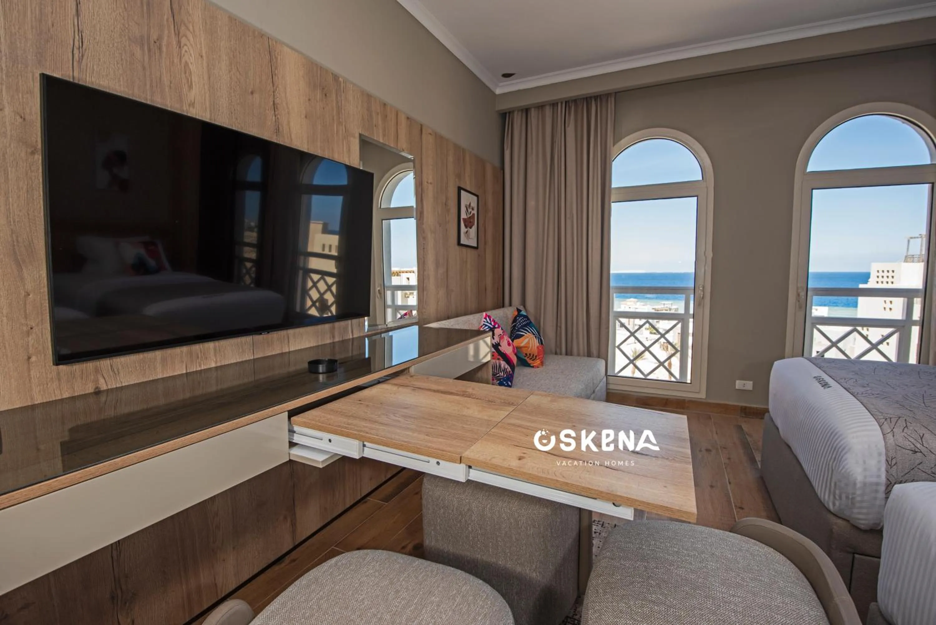 Sea view in OSKENA Azzurra Sahl Hasheesh Hurghada