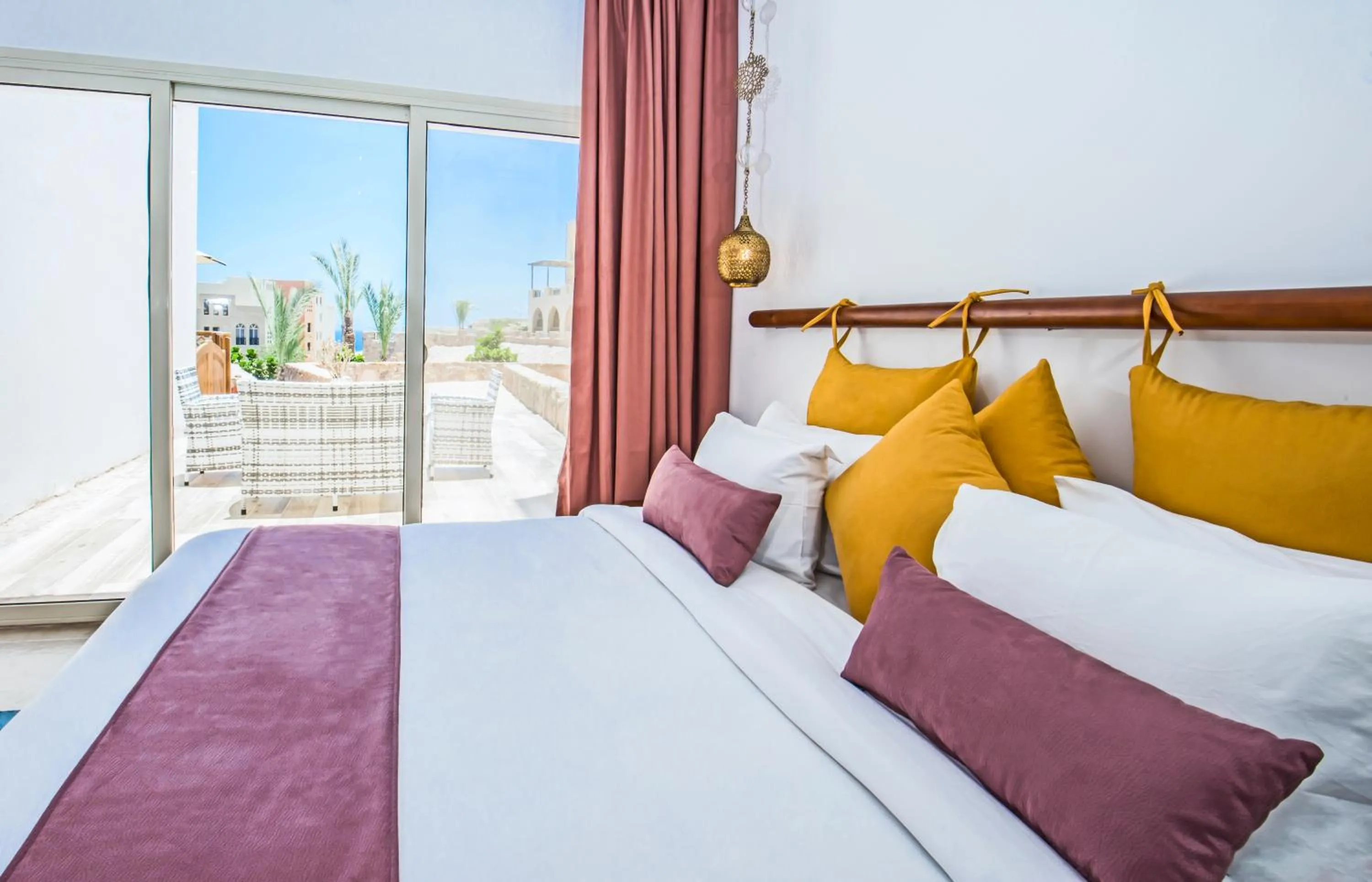 Bed in OSKENA Azzurra Sahl Hasheesh Hurghada