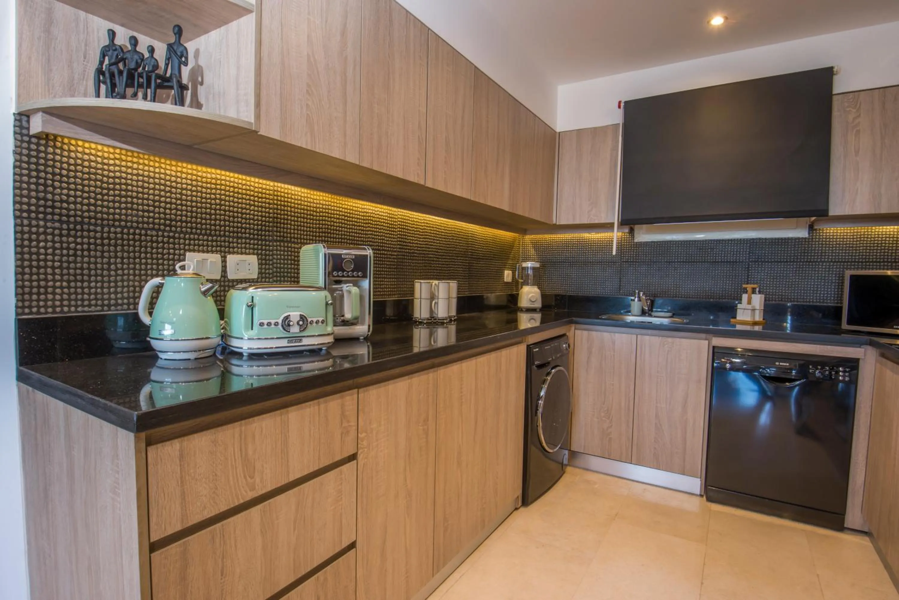 Kitchen or kitchenette in OSKENA Azzurra Sahl Hasheesh Hurghada