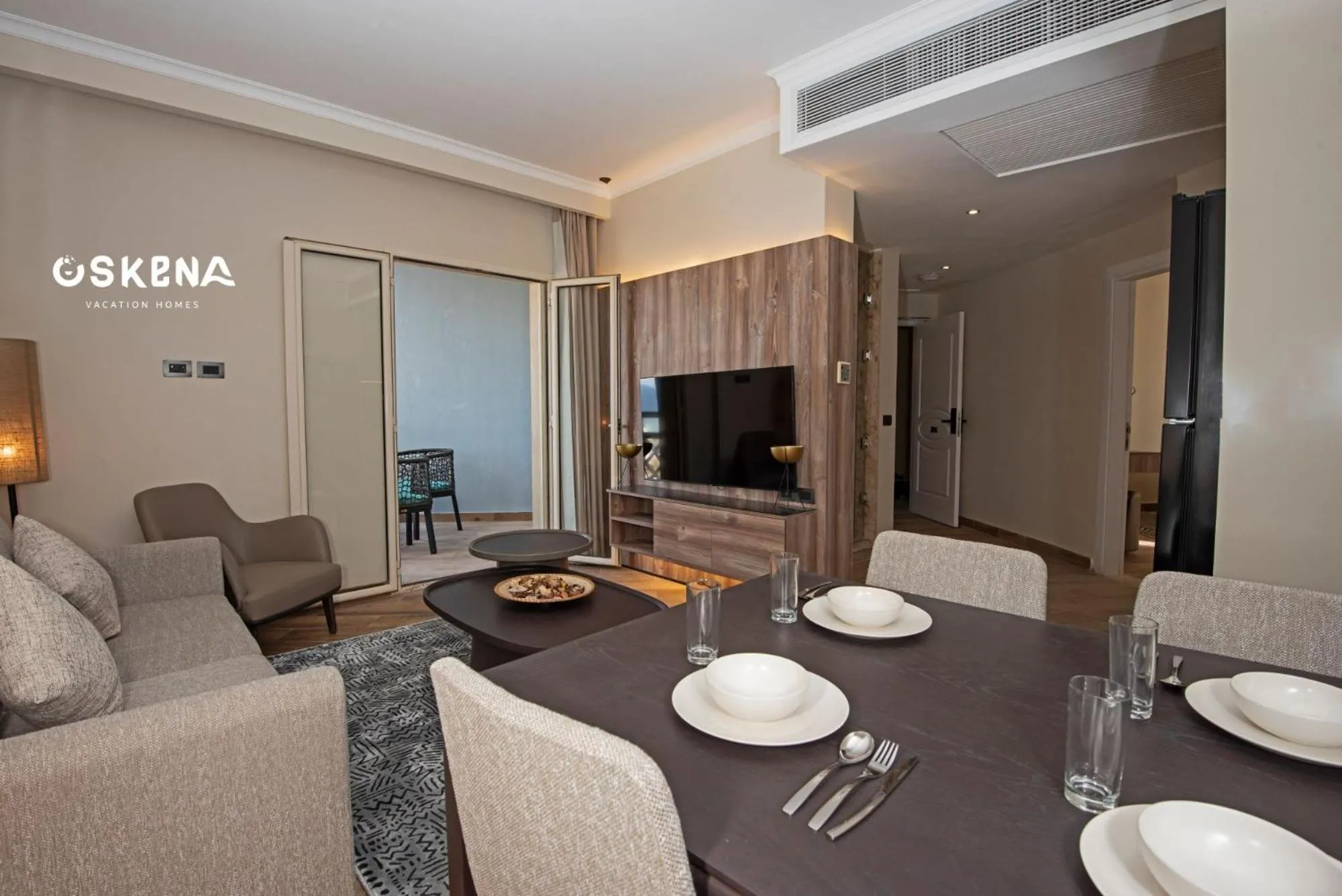 One-Bedroom Apartment with Ocean View in OSKENA Azzurra Sahl Hasheesh Hurghada