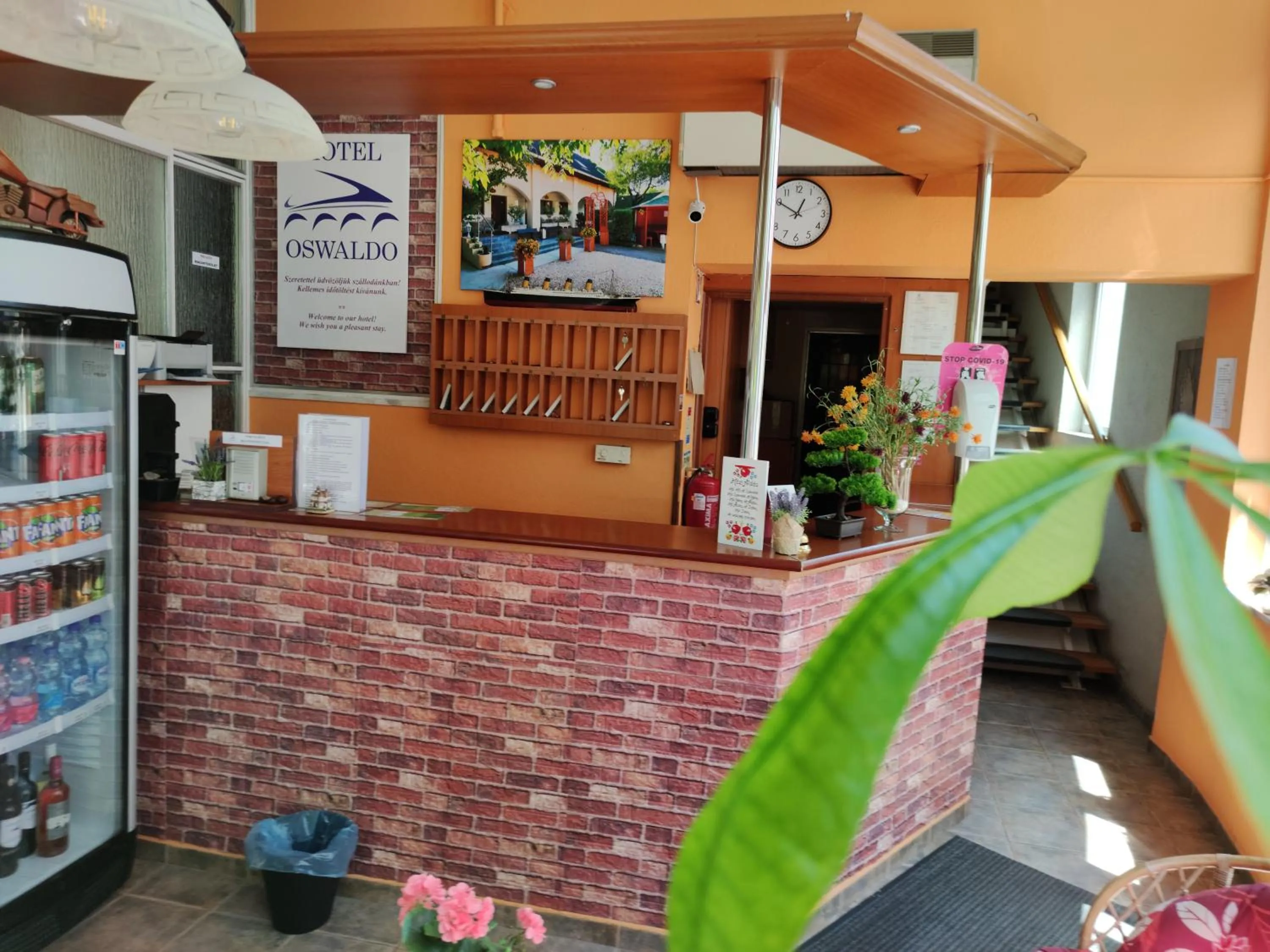 Lobby or reception in Hotel Oswaldo