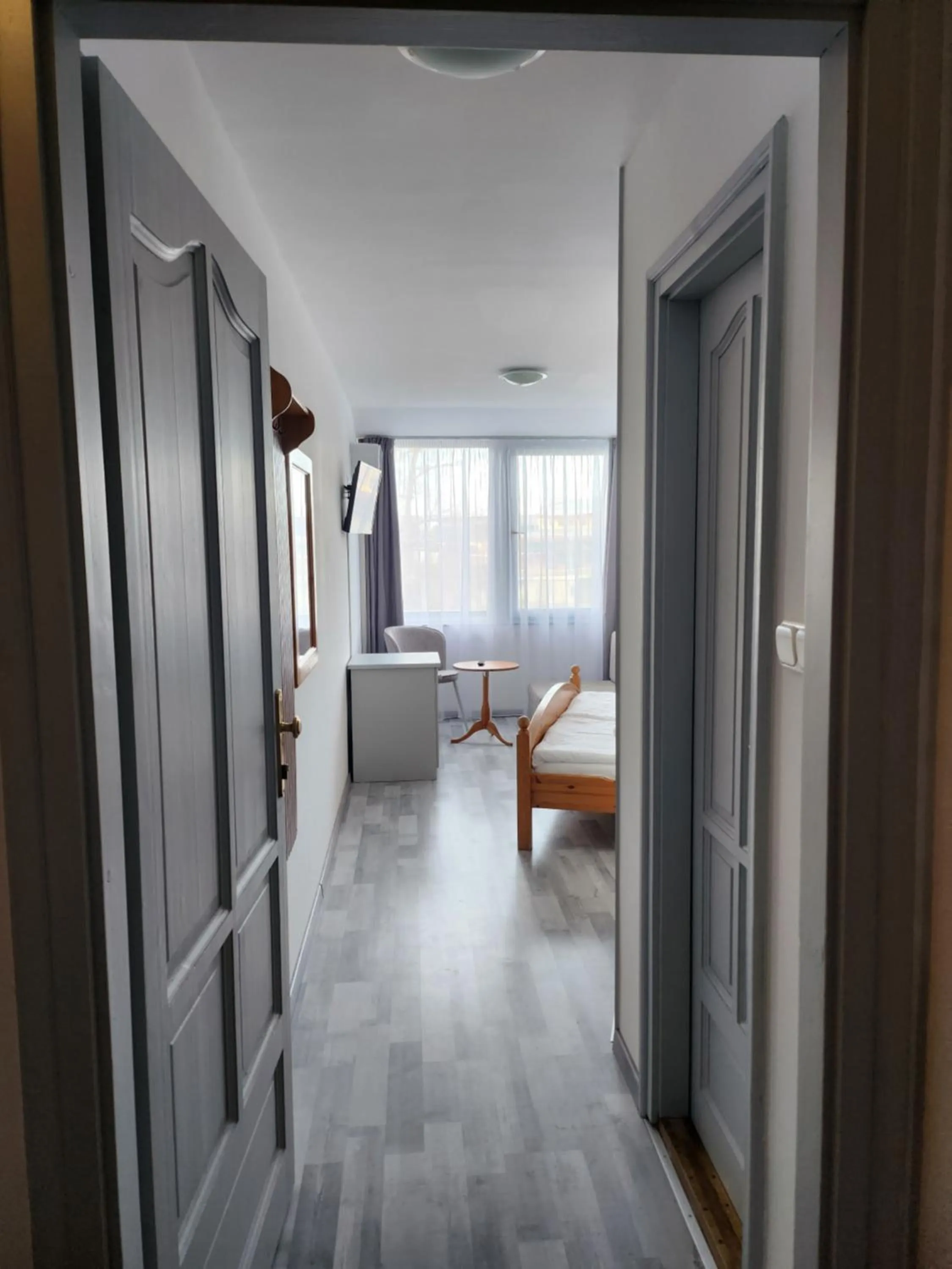 Bed in Arany Szarvas Fogadó és Captain Drakes Pub