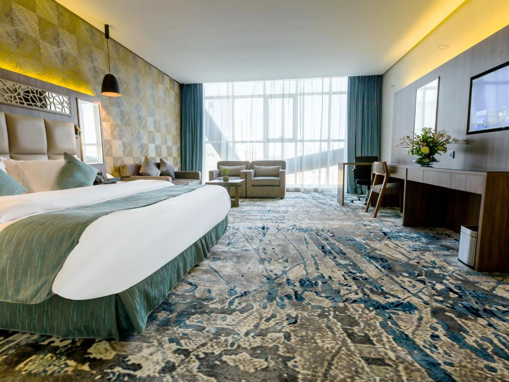 Photo of the whole room, Bed in Wow Diamond Hotel - فندق واو ديموند