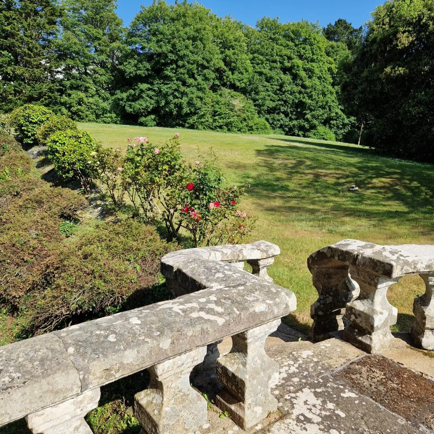 château de Locquéran Pierres et filets bleus