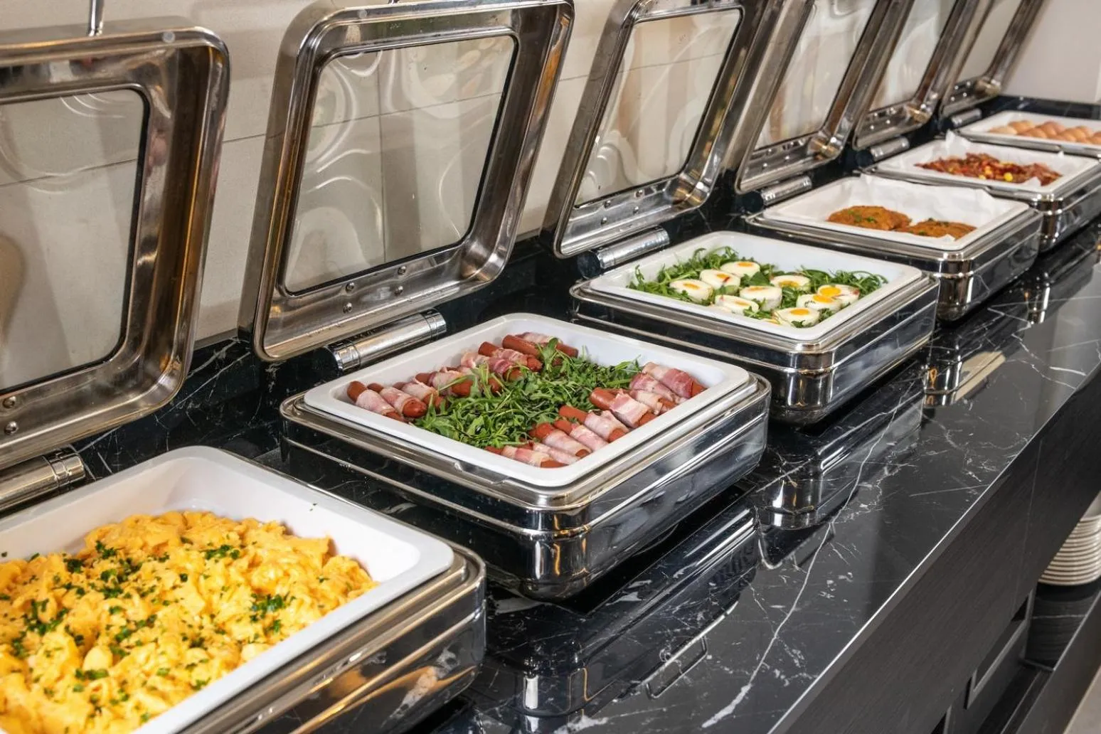 Breakfast in Hotel Délibáb