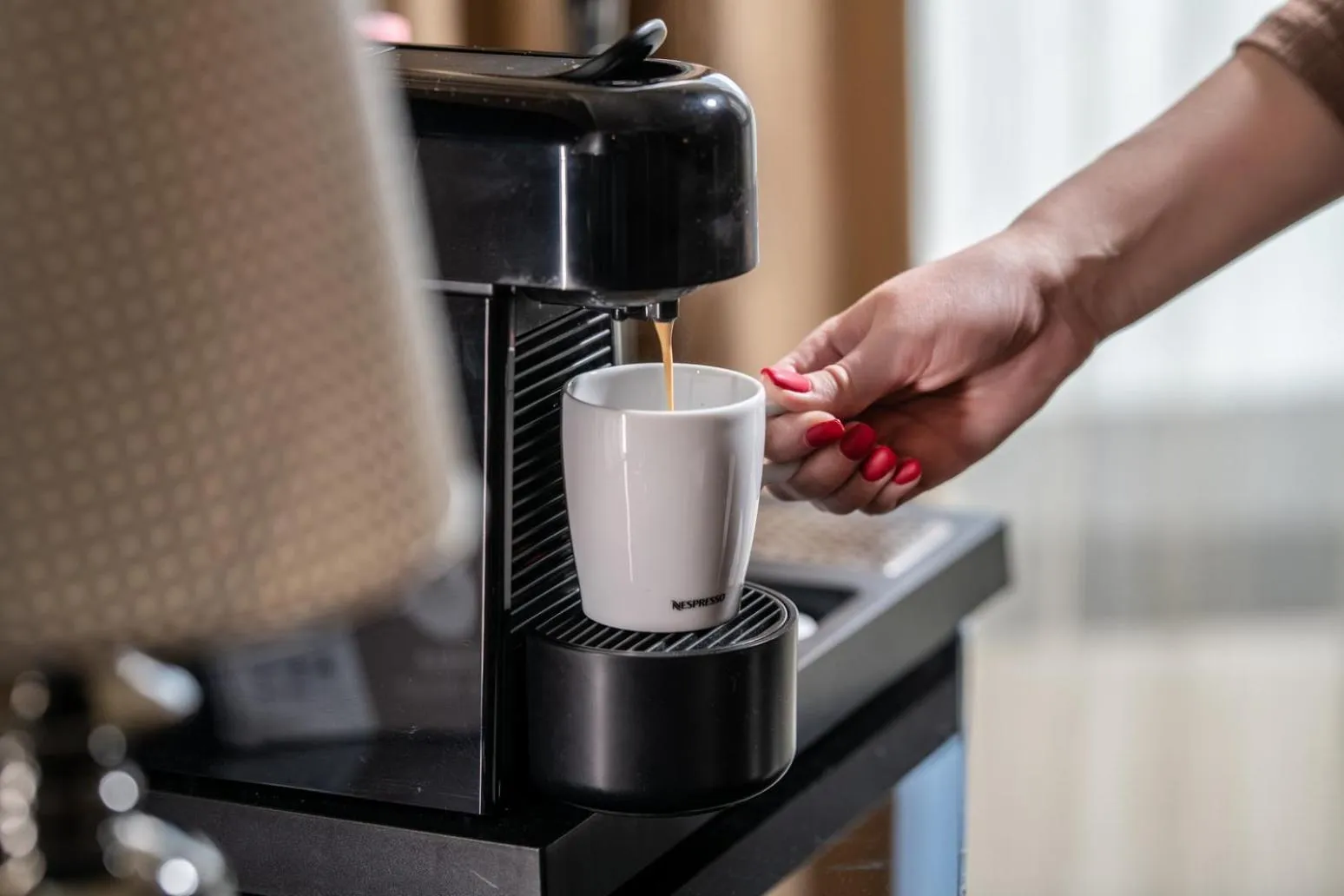 Coffee/tea facilities in Hotel Délibáb
