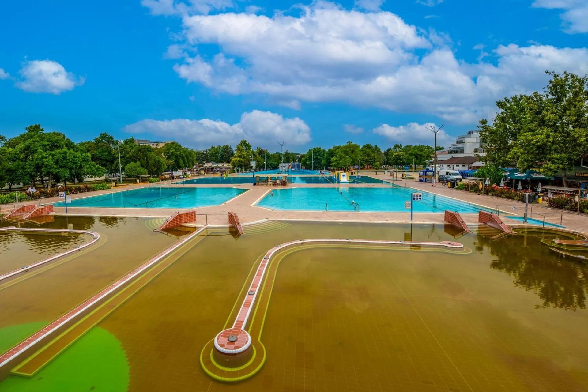 Open Air Bath in Hotel Délibáb