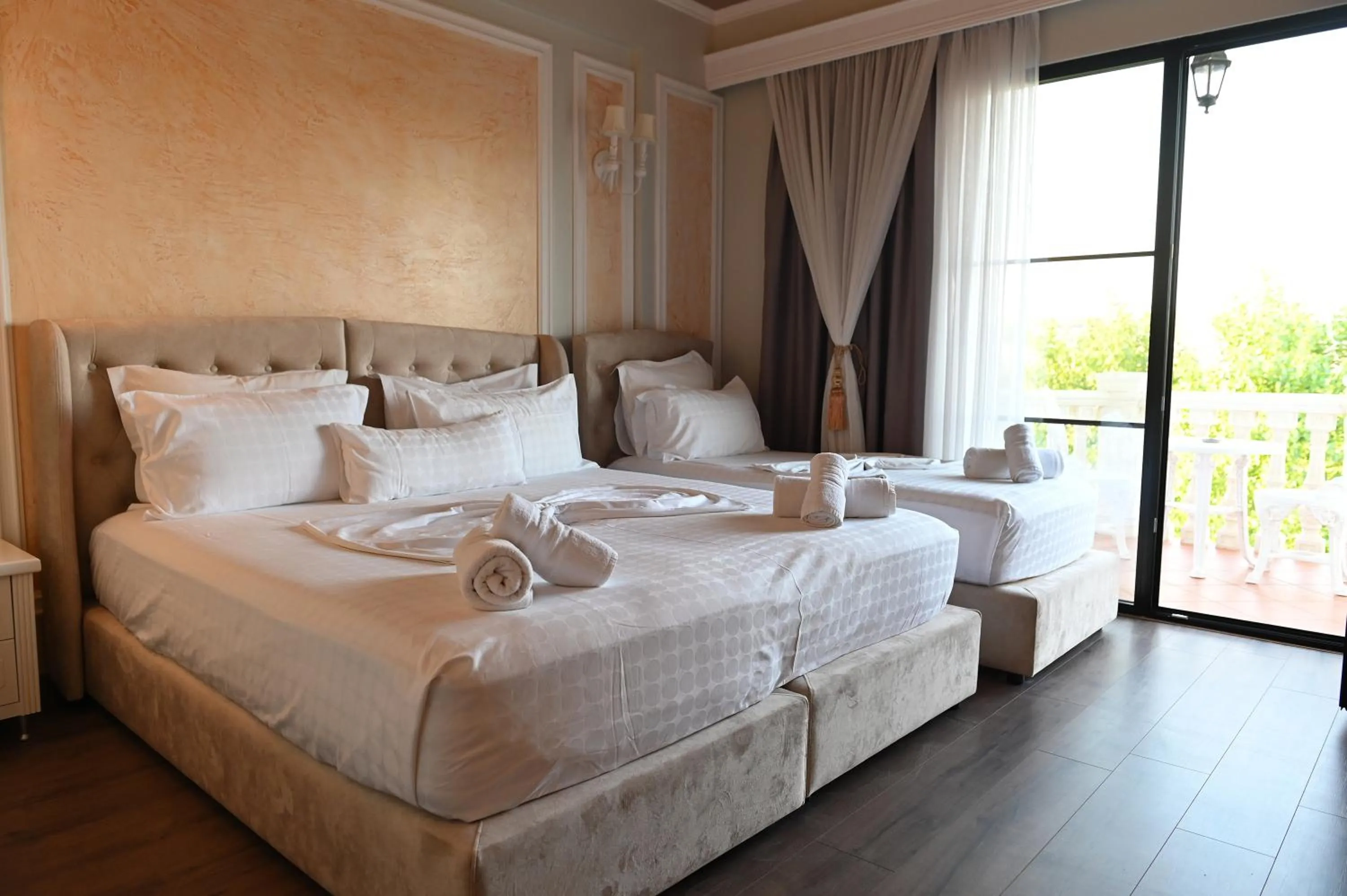 Bed in Hotel Onufri