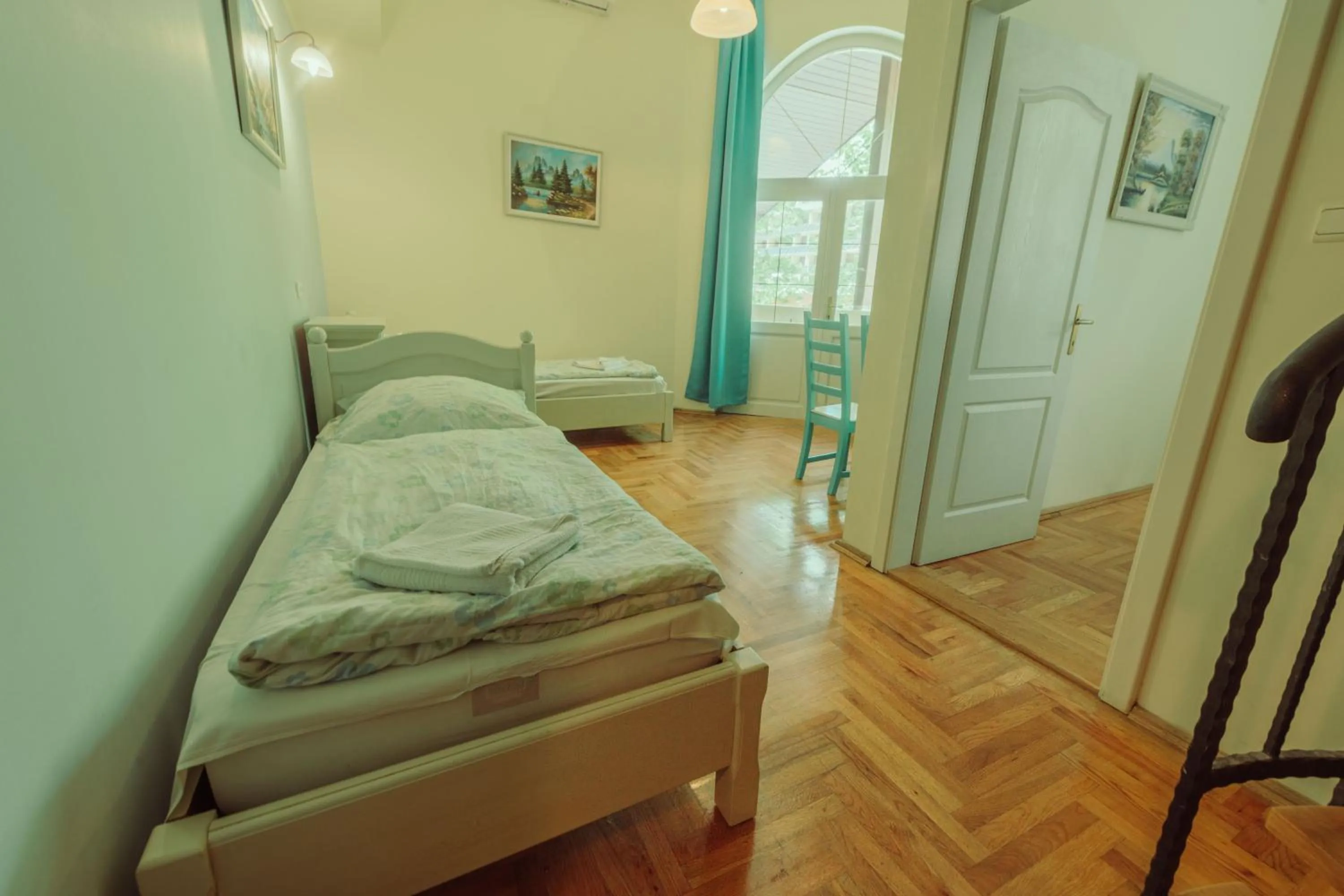Bed in Pater Apartments and Rooms