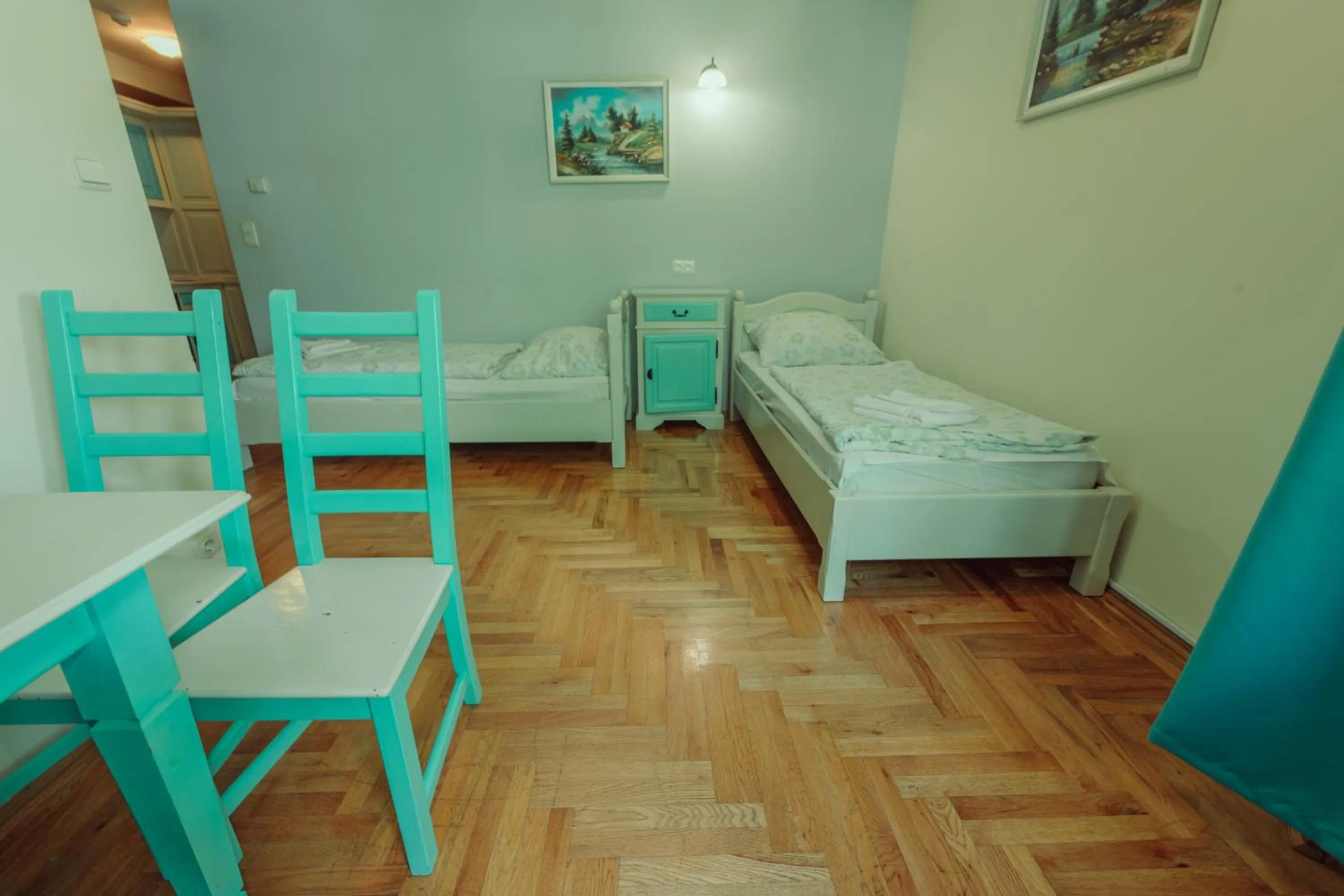 Bed in Pater Apartments and Rooms