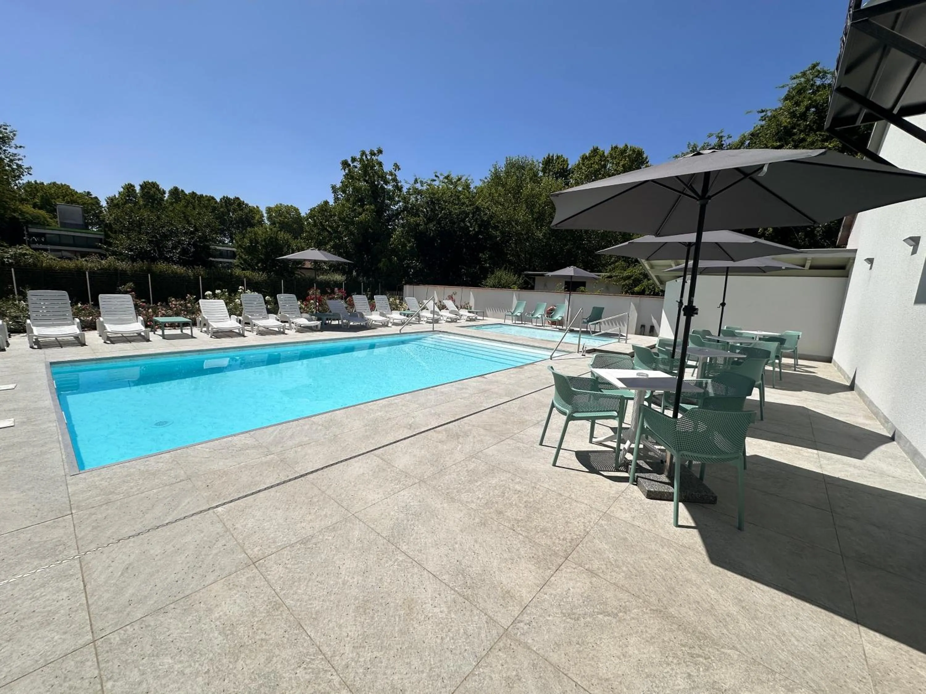 Swimming pool in Pater Apartments and Rooms