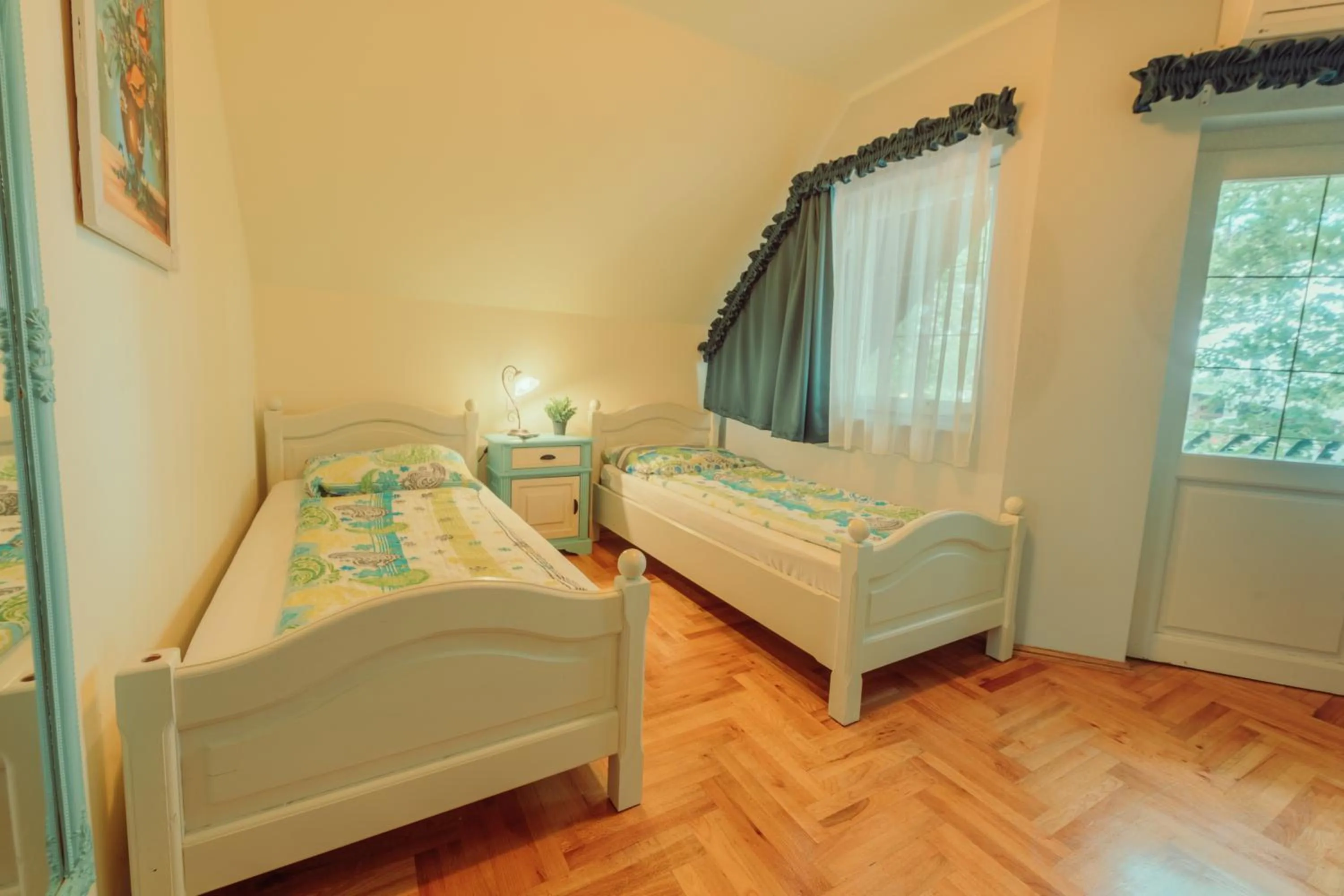 Bed in Pater Apartments and Rooms