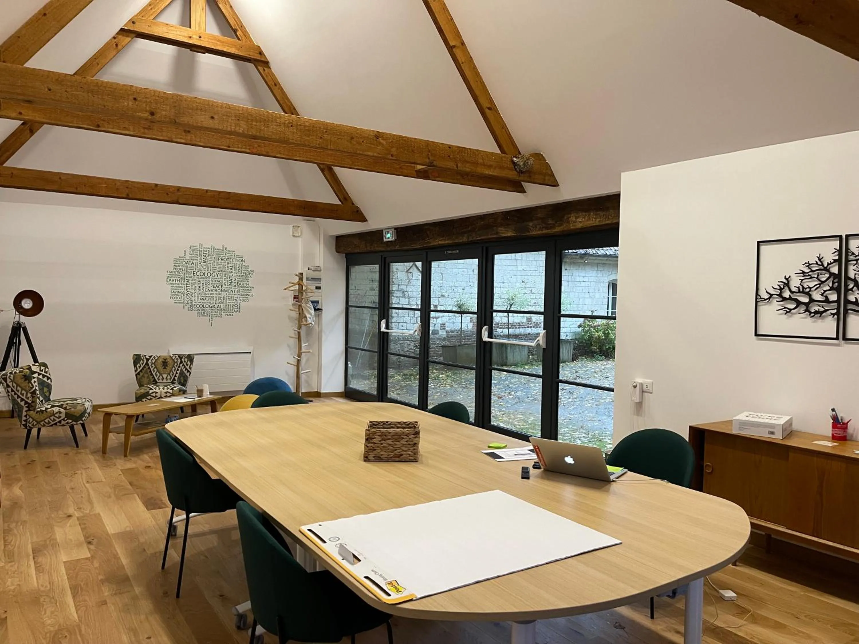 Seating area in Domaine de Fresnoy