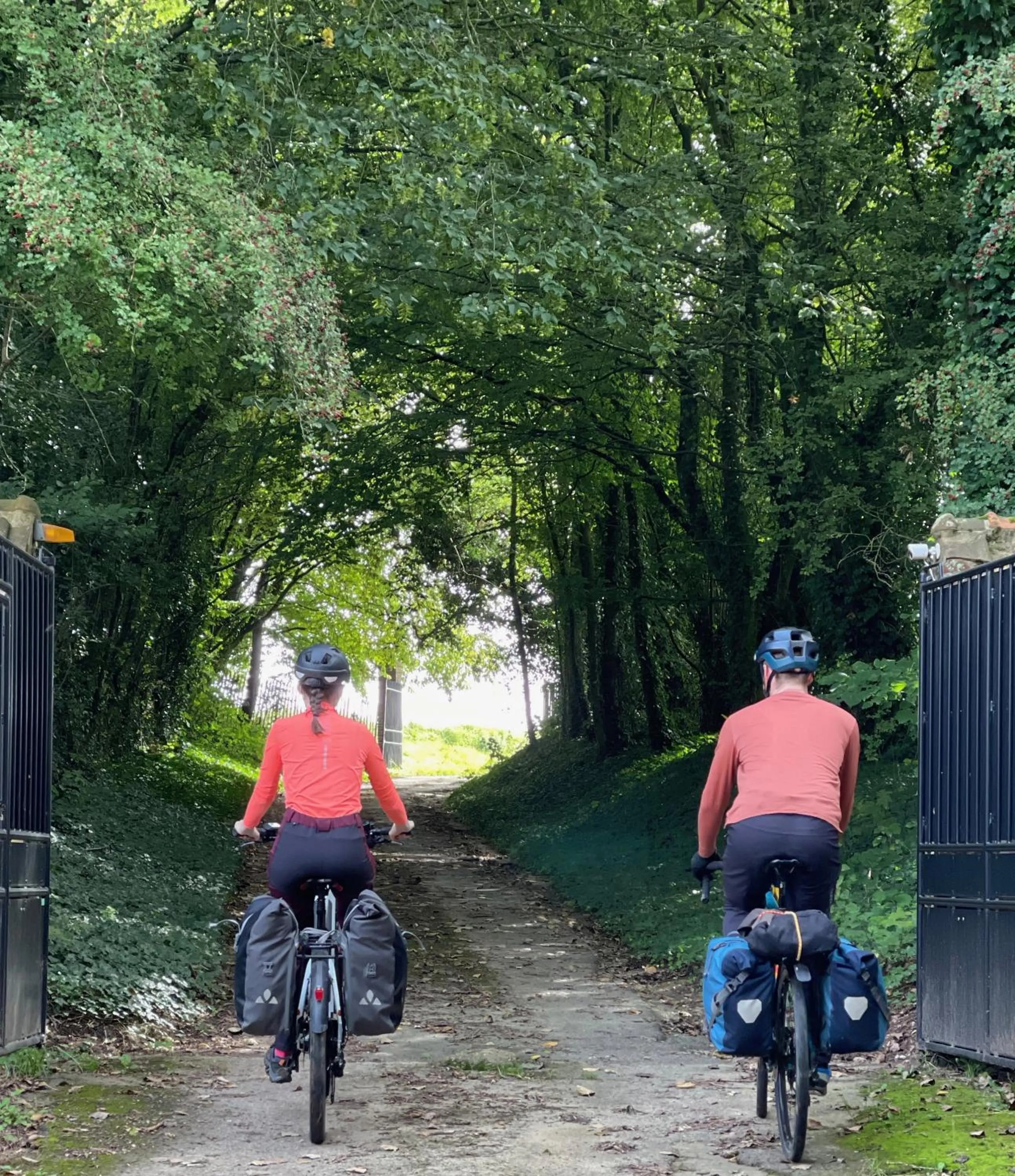 Cycling in Domaine de Fresnoy