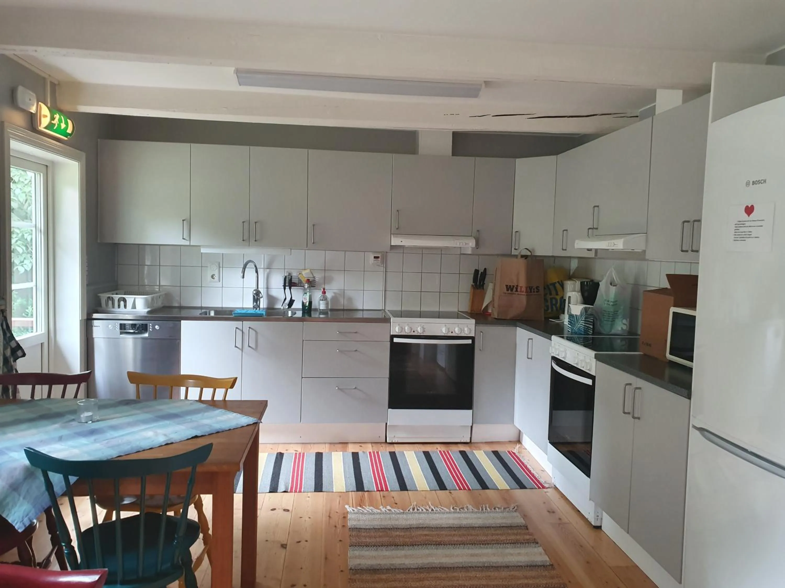 Kitchen or kitchenette in Klåveröd logi & café