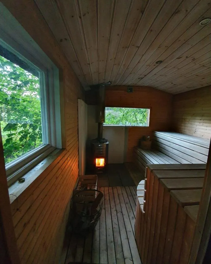 Sauna, Bed in Klåveröd logi & café