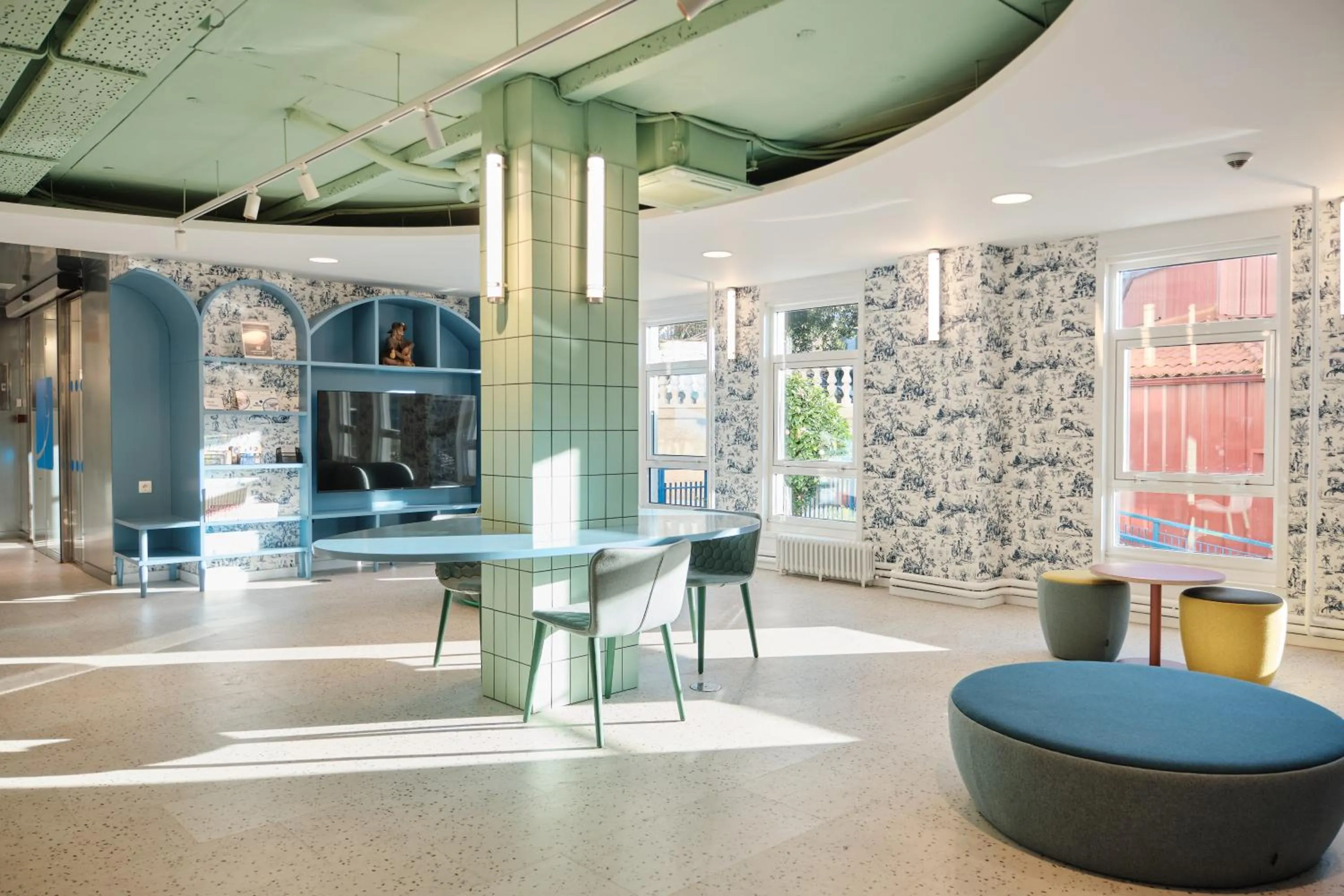 Living room in Loop INN Hostel Santiago de Compostela