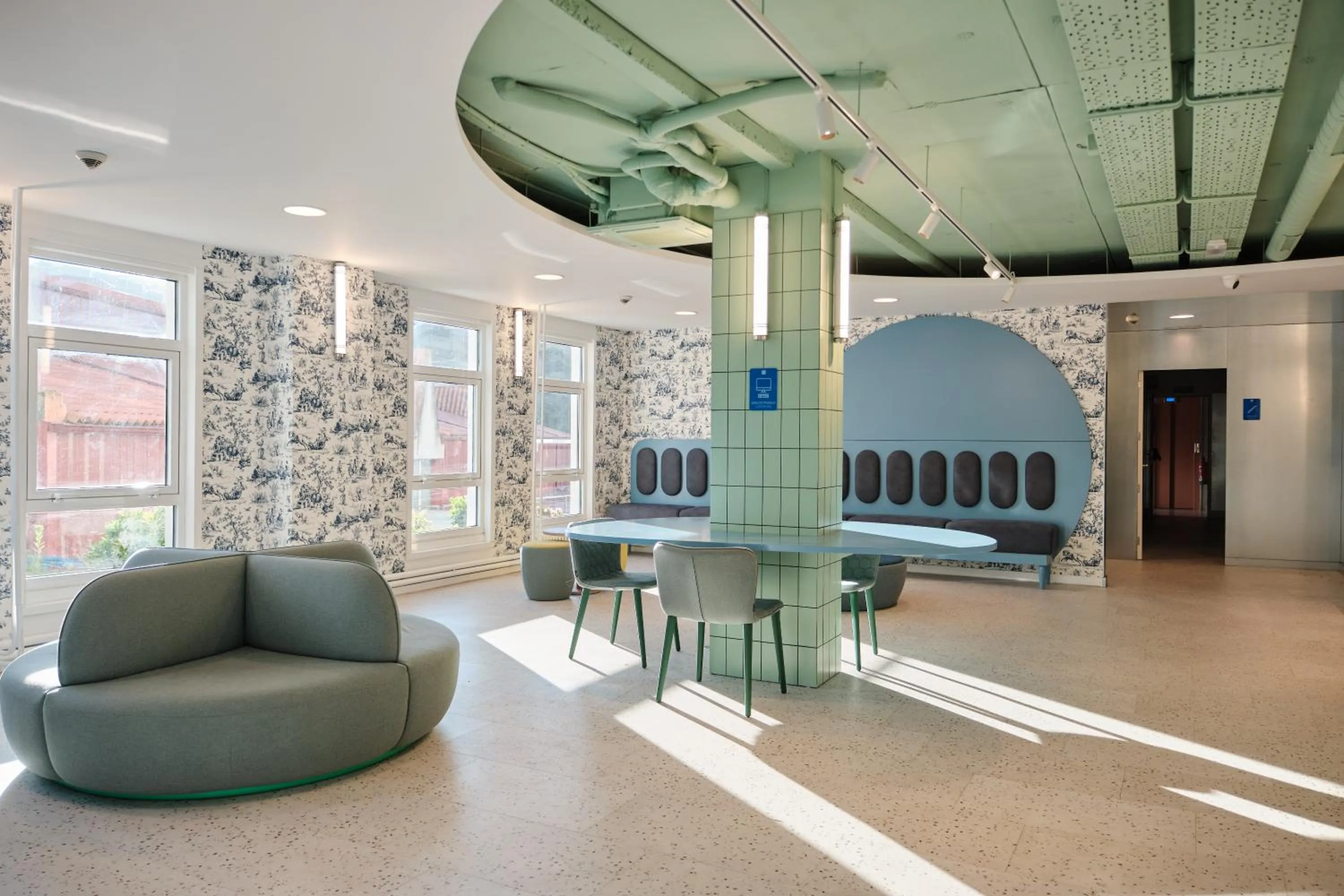 Living room in Loop INN Hostel Santiago de Compostela