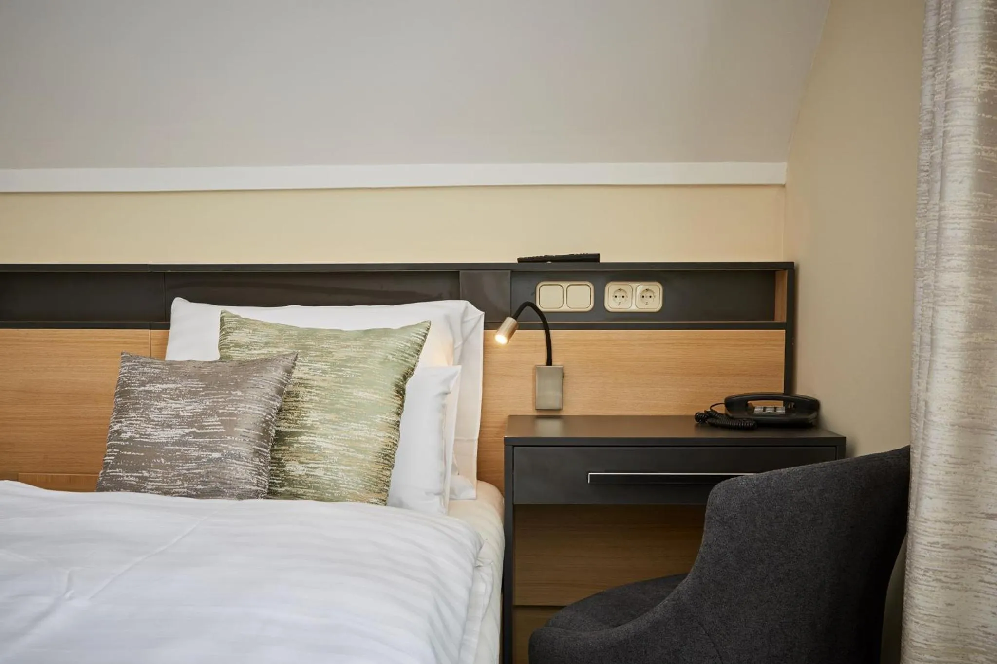 Bed in Gold House Pension