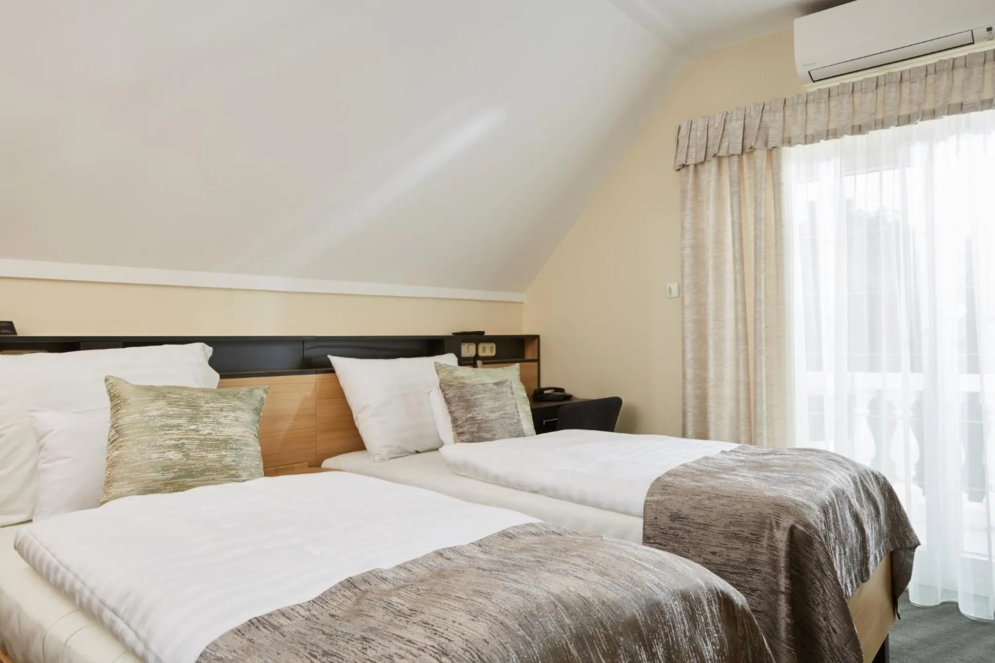 Bed in Gold House Pension