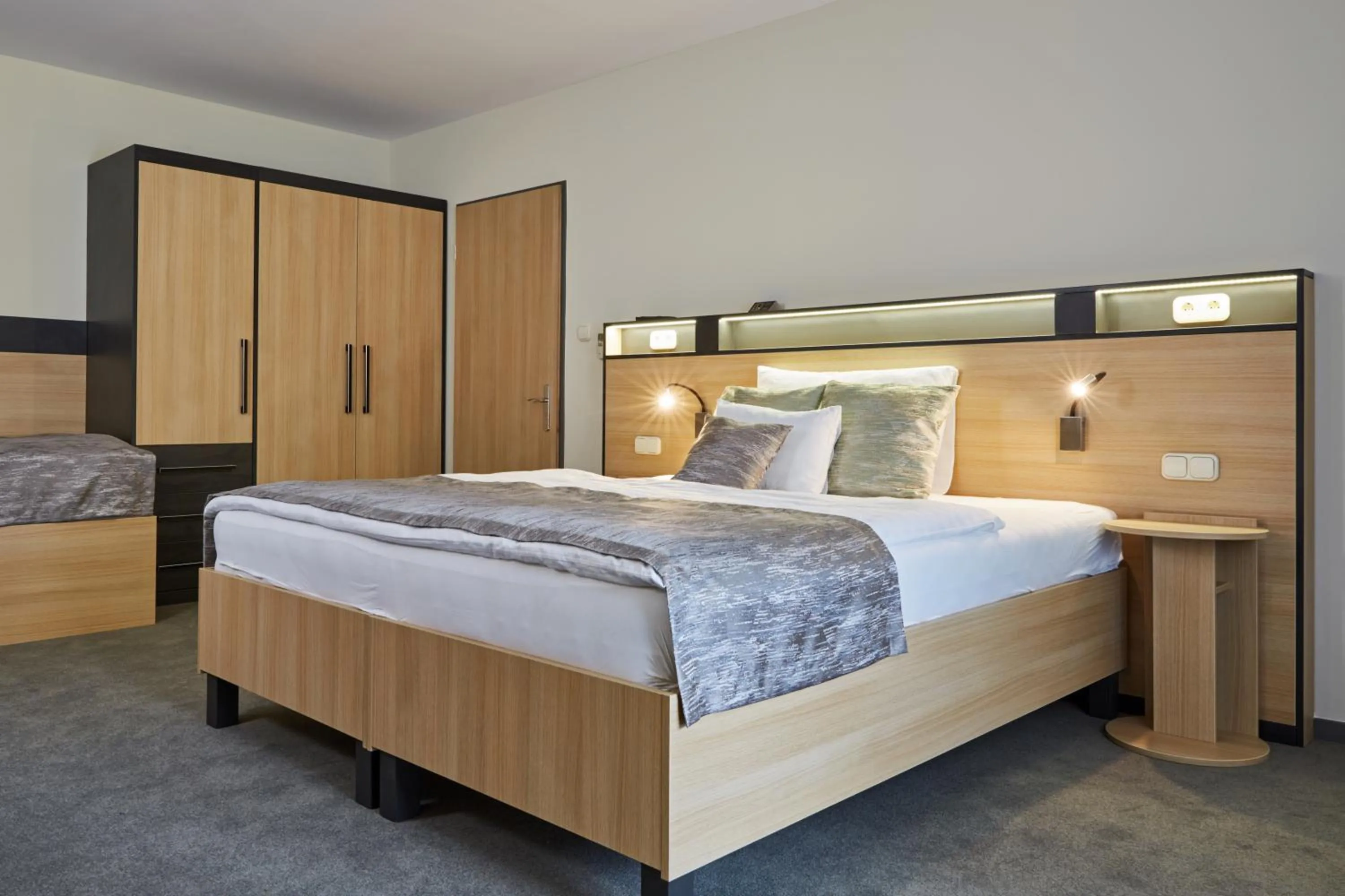 Bed in Gold House Pension