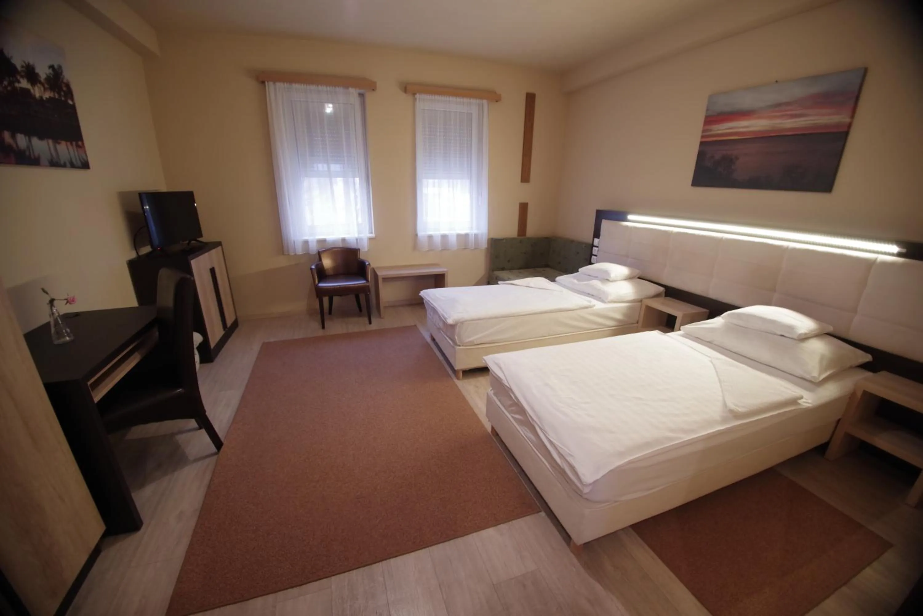 Bed in Hotel Vadászkürt Superior