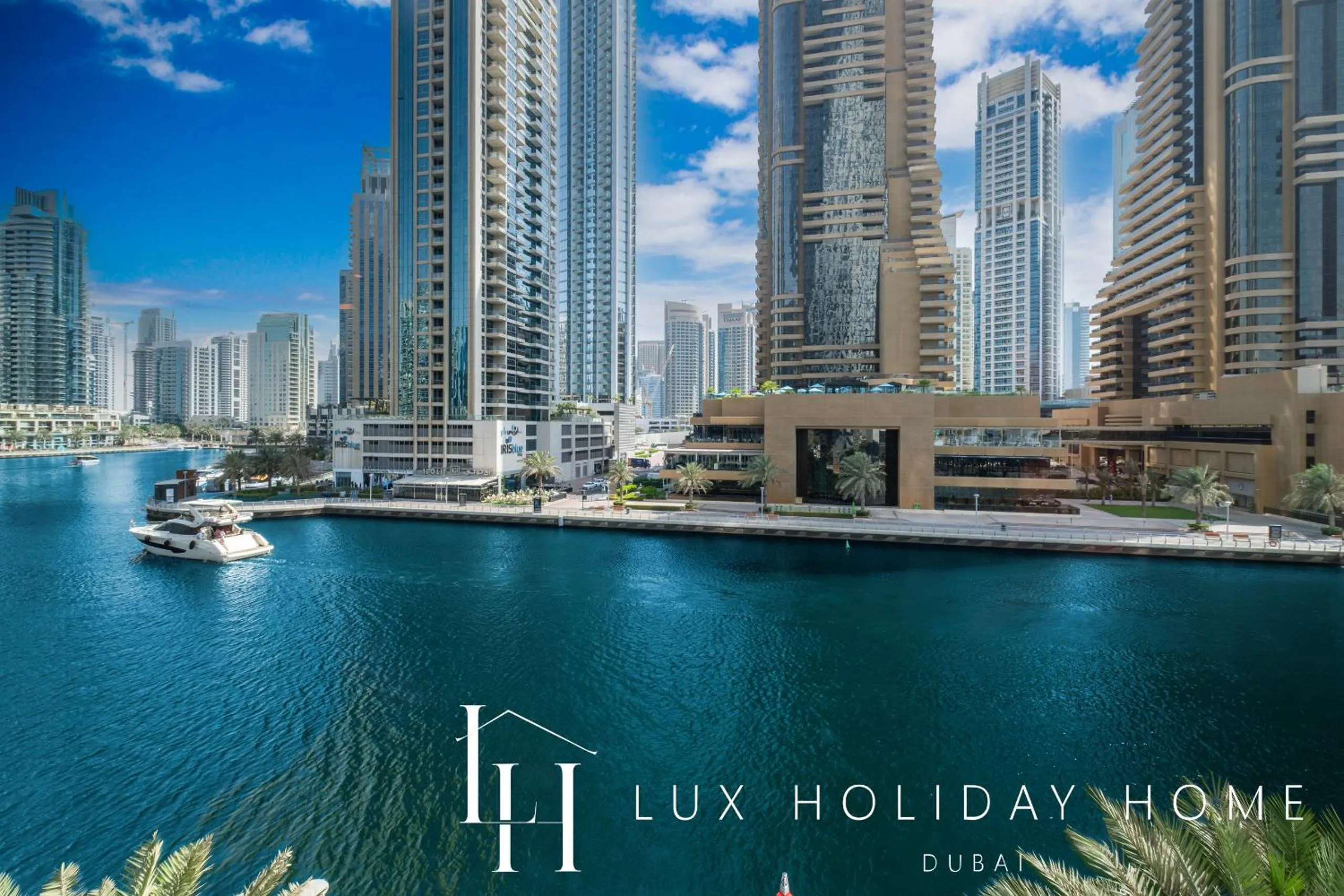 City view in LUX The Cayan Superior Suite in The Dubai Marina
