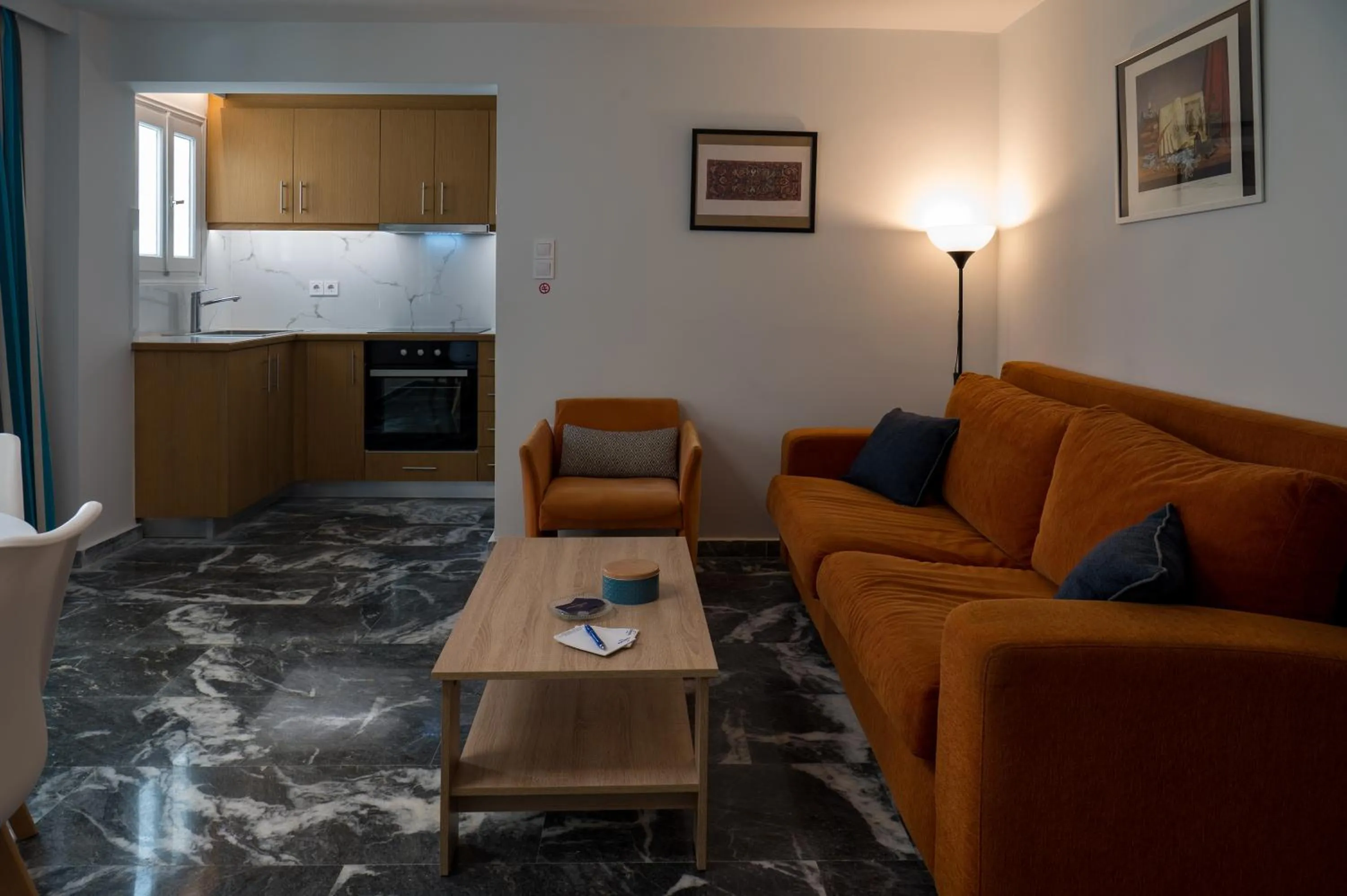 Kitchen or kitchenette in CHROMA Lodge Rafina