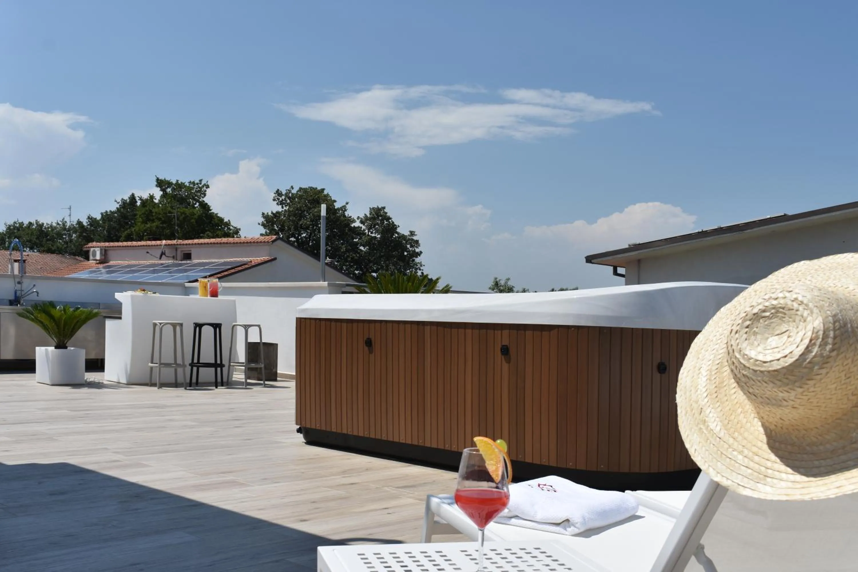 Hot Tub in Tenuta Micoli