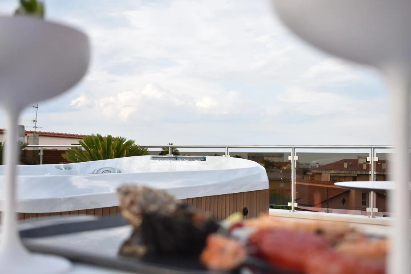 Hot Tub in Tenuta Micoli